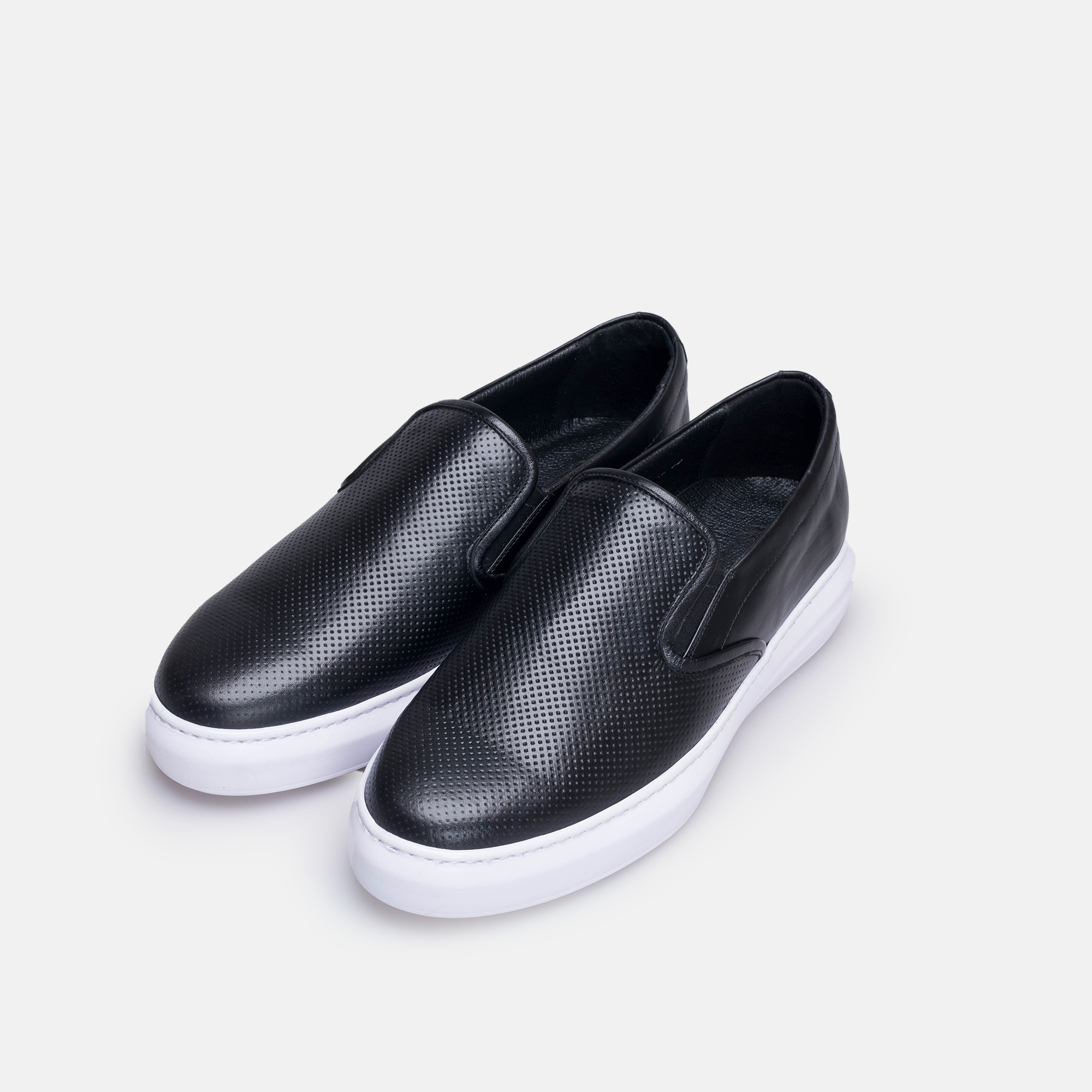 Volzak 5417 Black leather sneaker