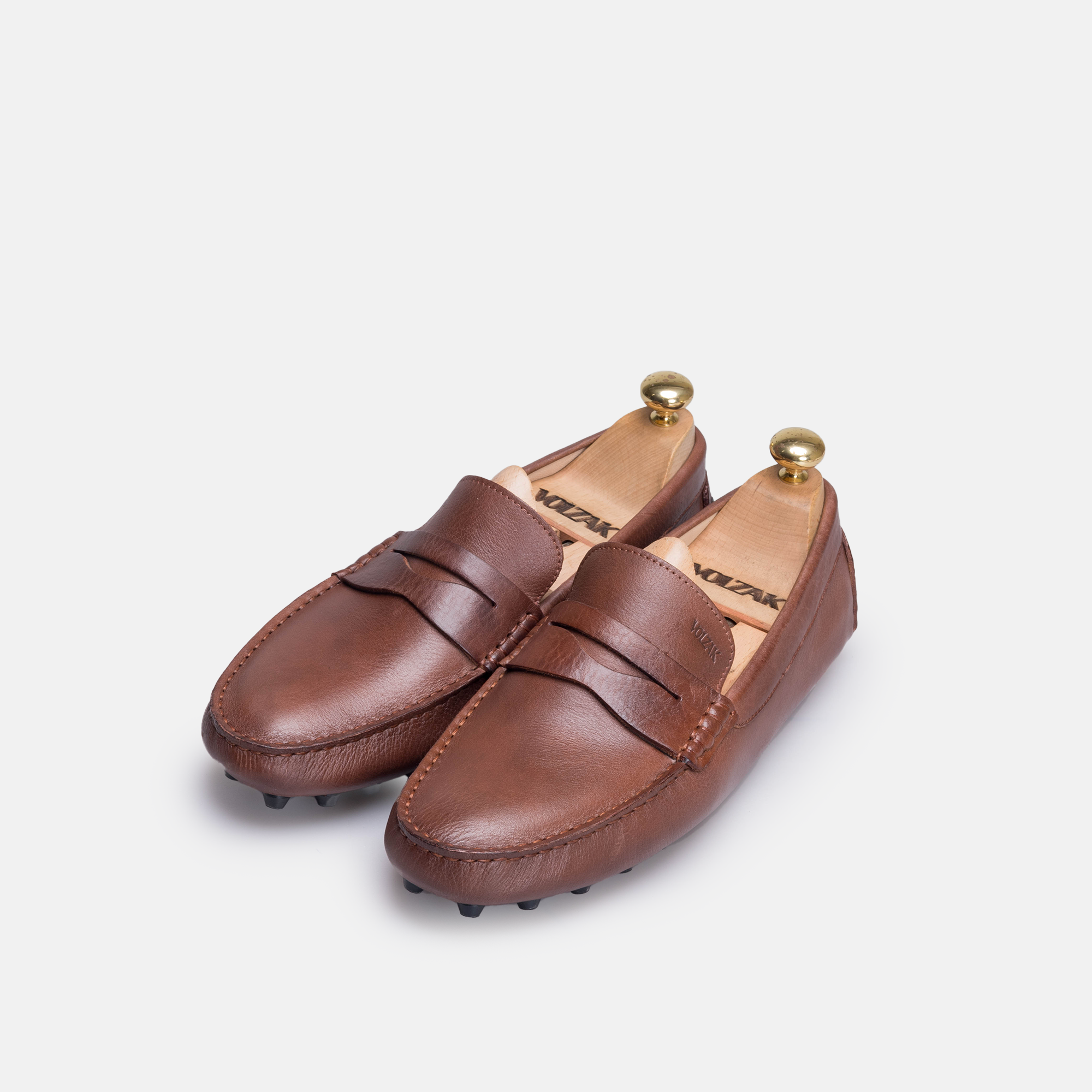 Volzak 2000 Camel Leather Moccasin