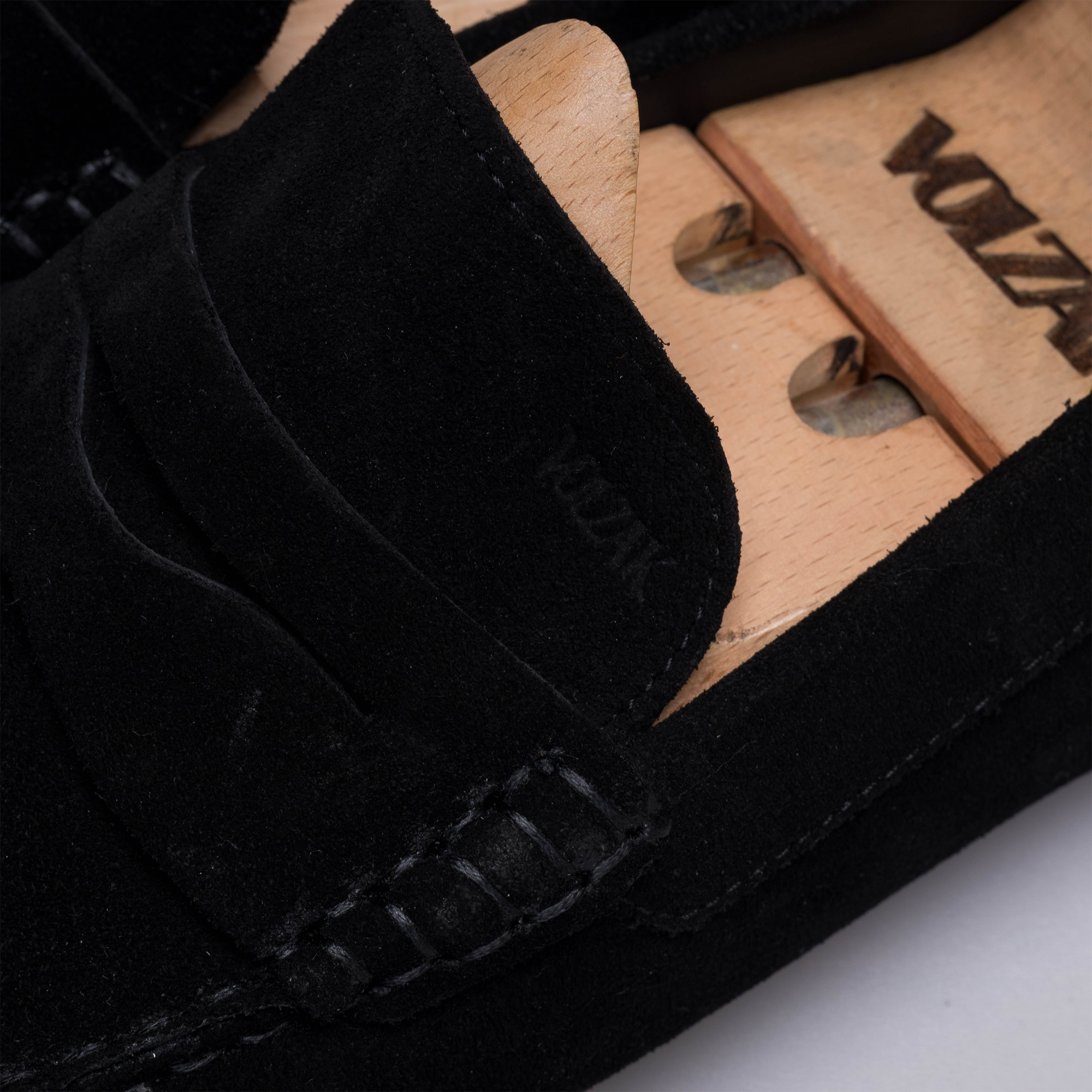 Volzak 2000 Black Suede Moccasin