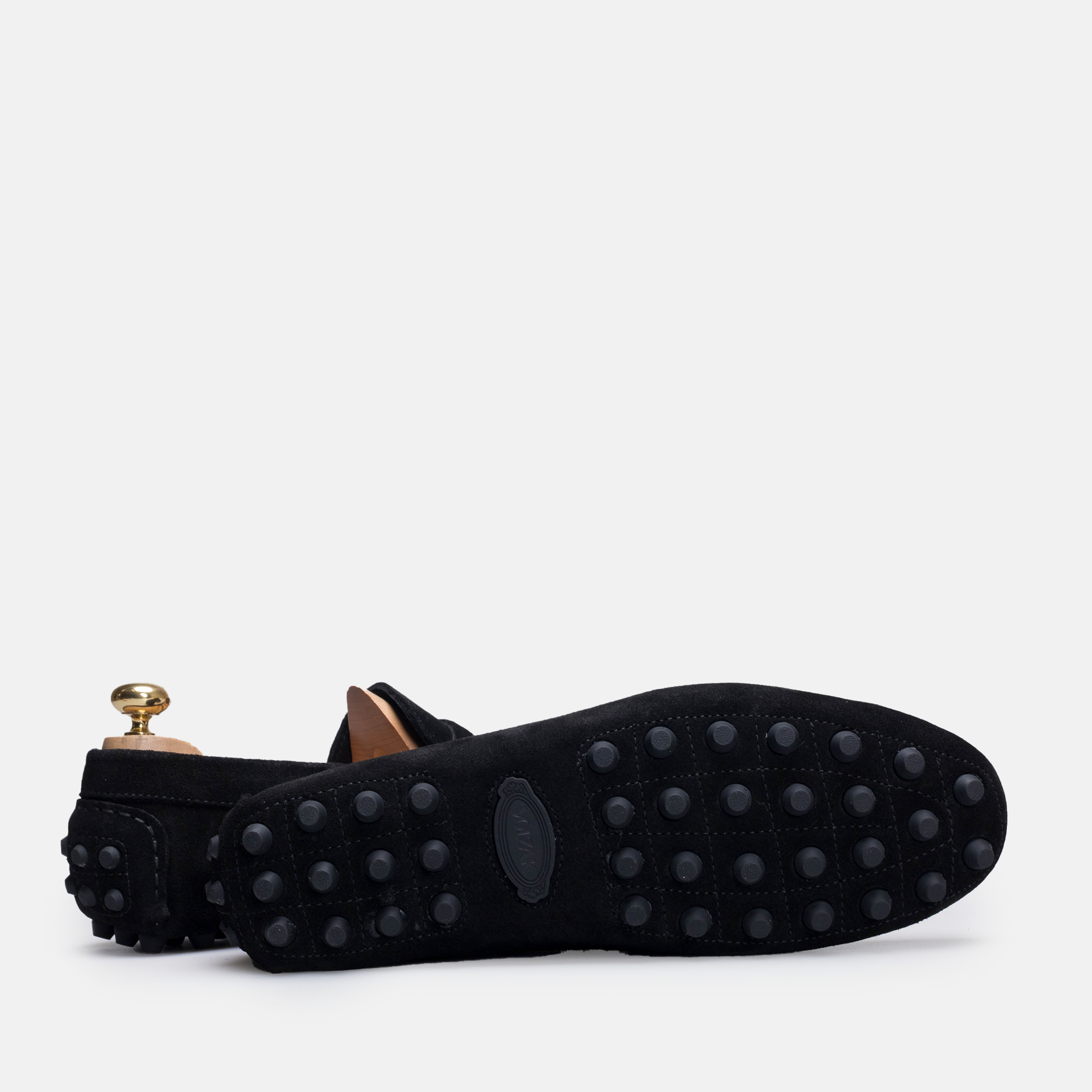 Volzak 2000 Black Suede Moccasin