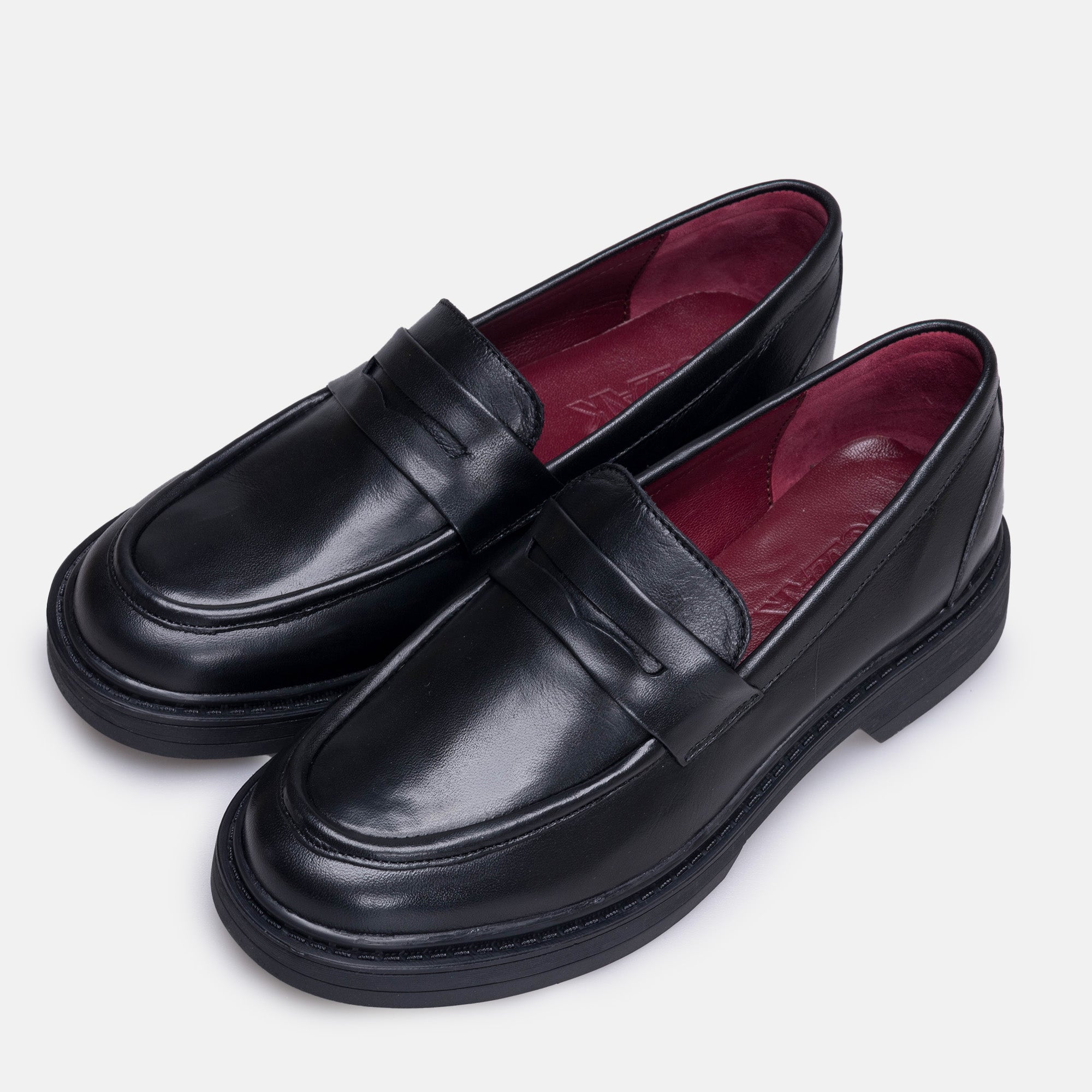 Volzak 6035 Chaussure en cuir Noir