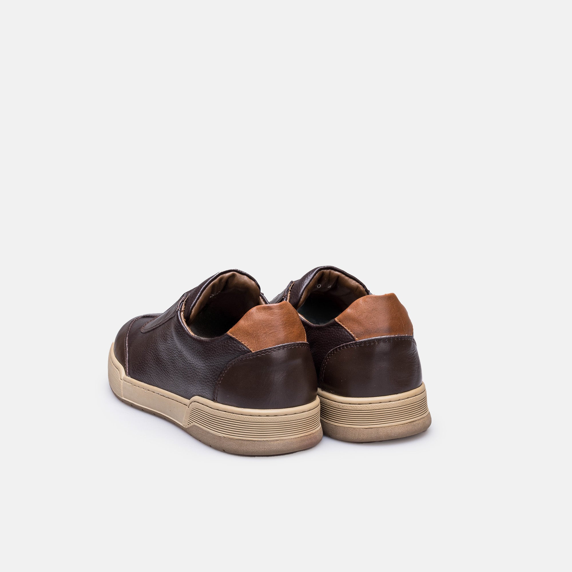 Volzak 200 Brown Leather Sneakers
