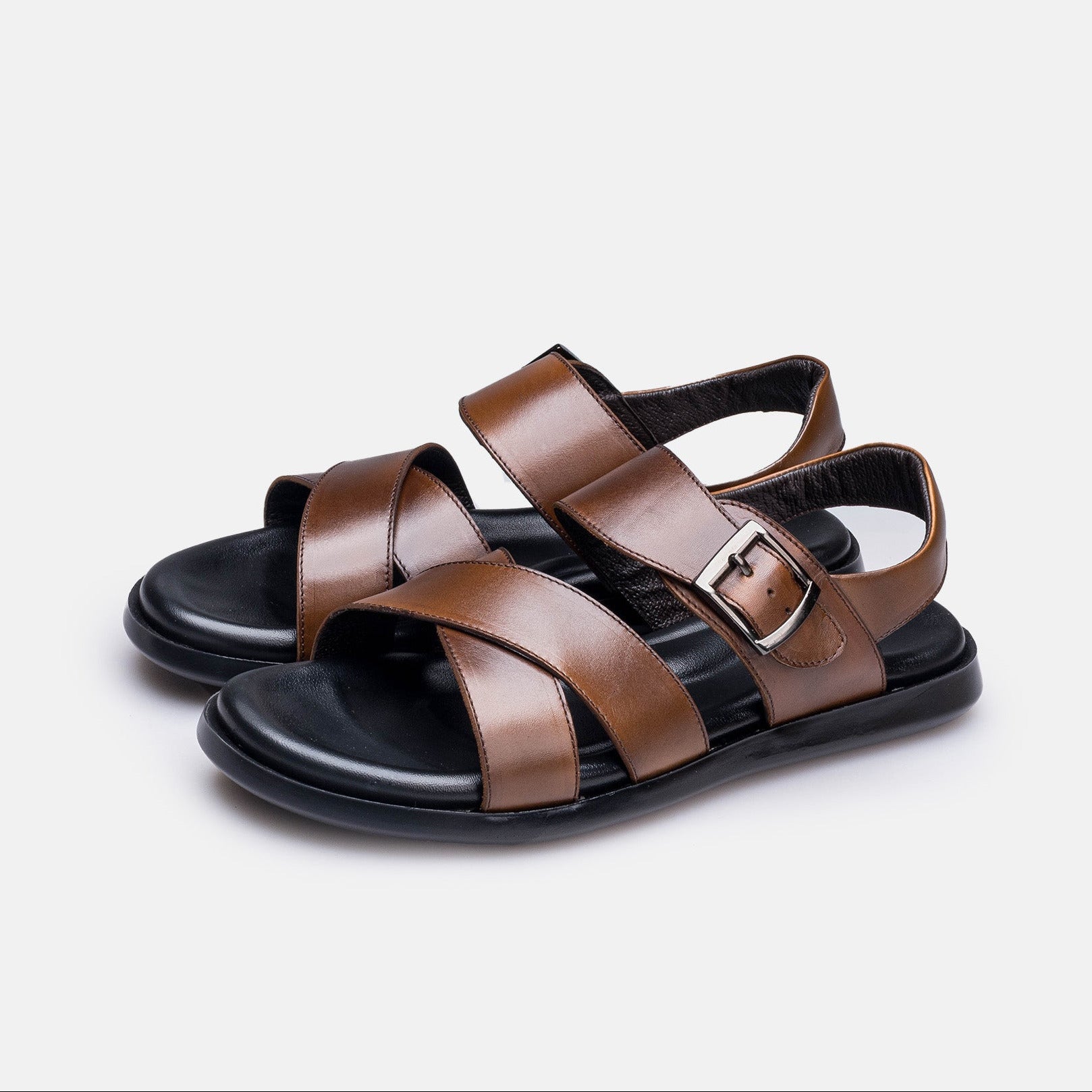 Volzak 5415 Vintage Brown Leather Sandal