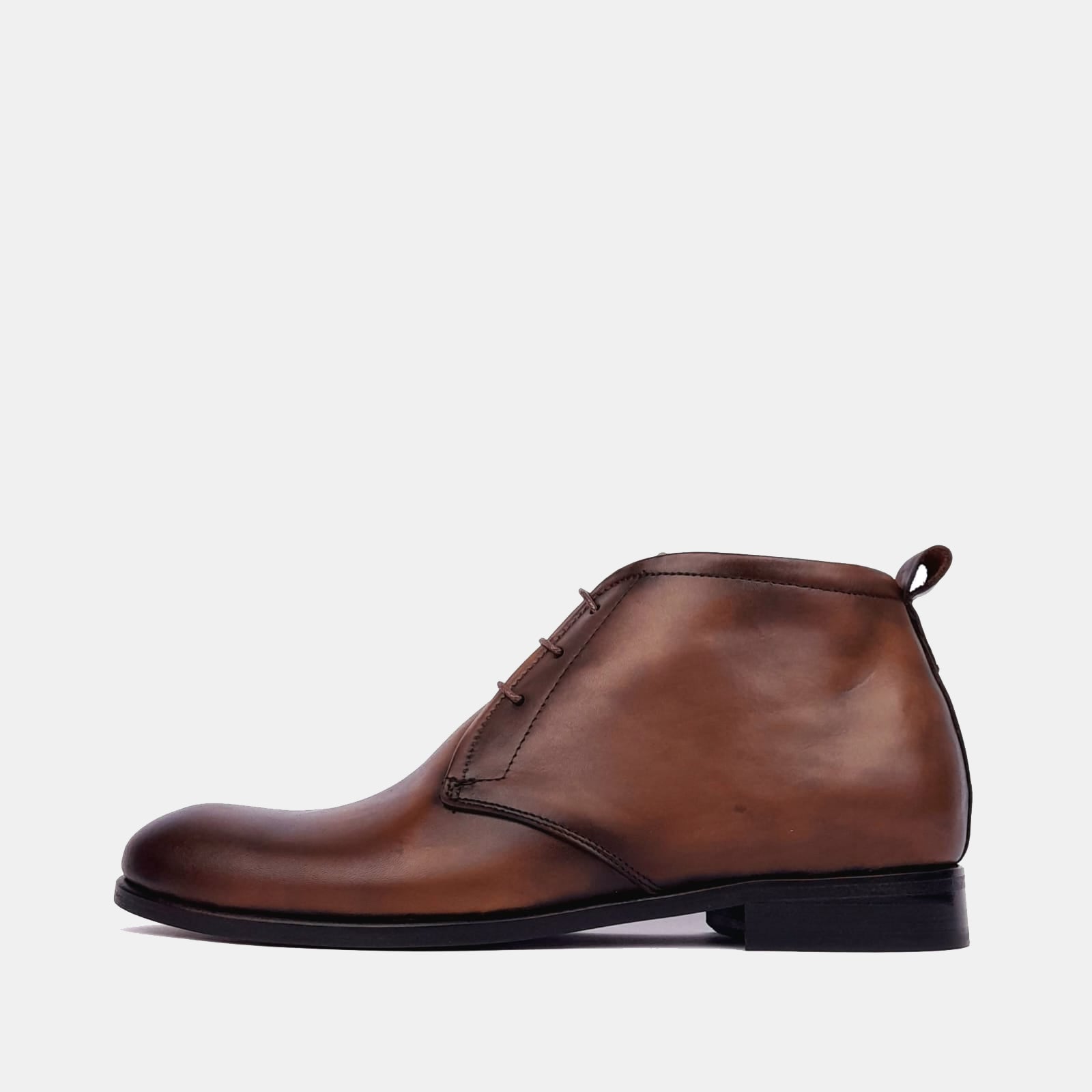 Volzak 5104 Bottine en cuir Marron vintage