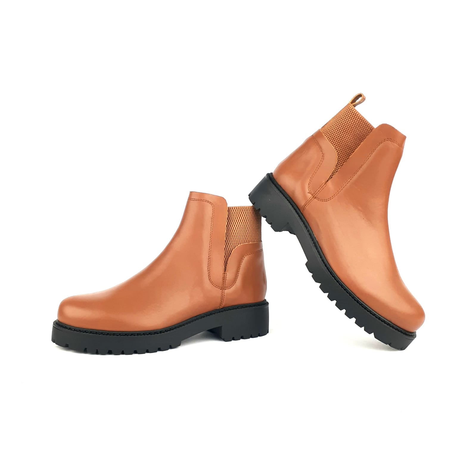 Volzak 1085 Bottine en cuir Camel