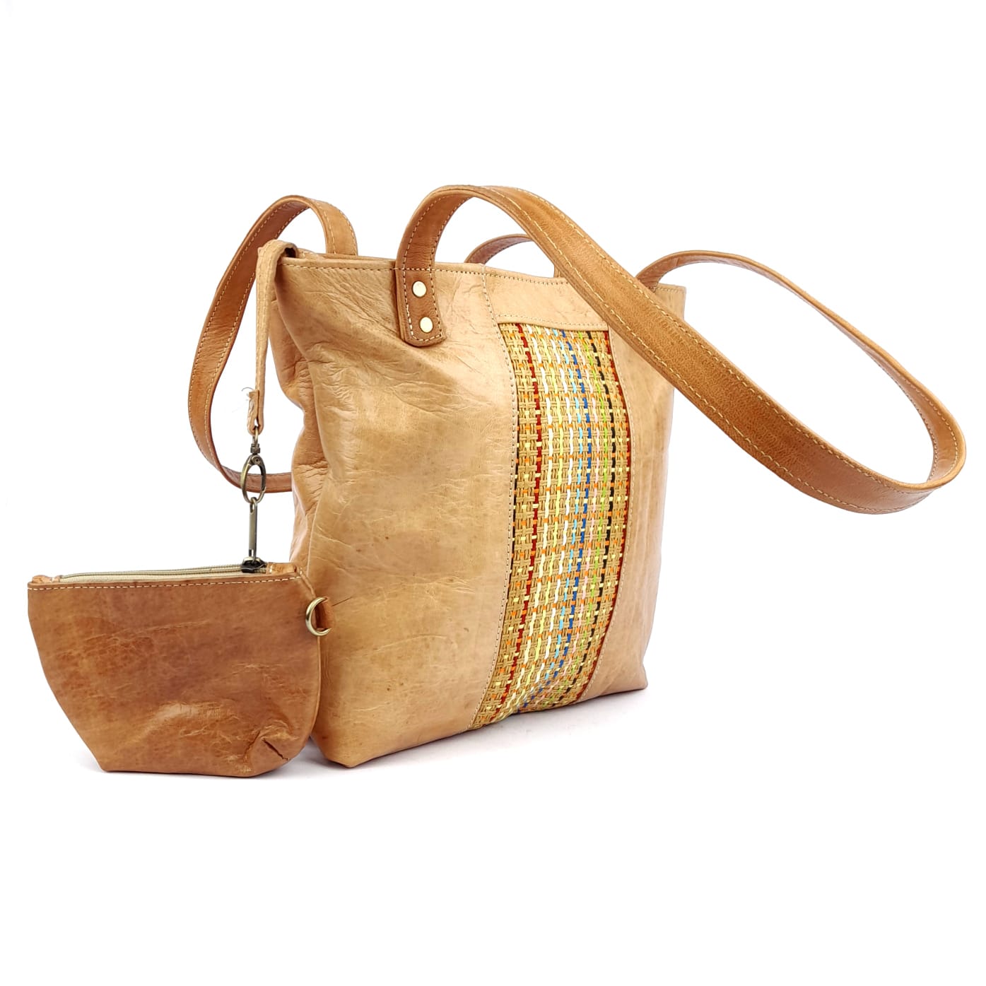 AR68 Sac à Main En Cuir traditionnel Sable