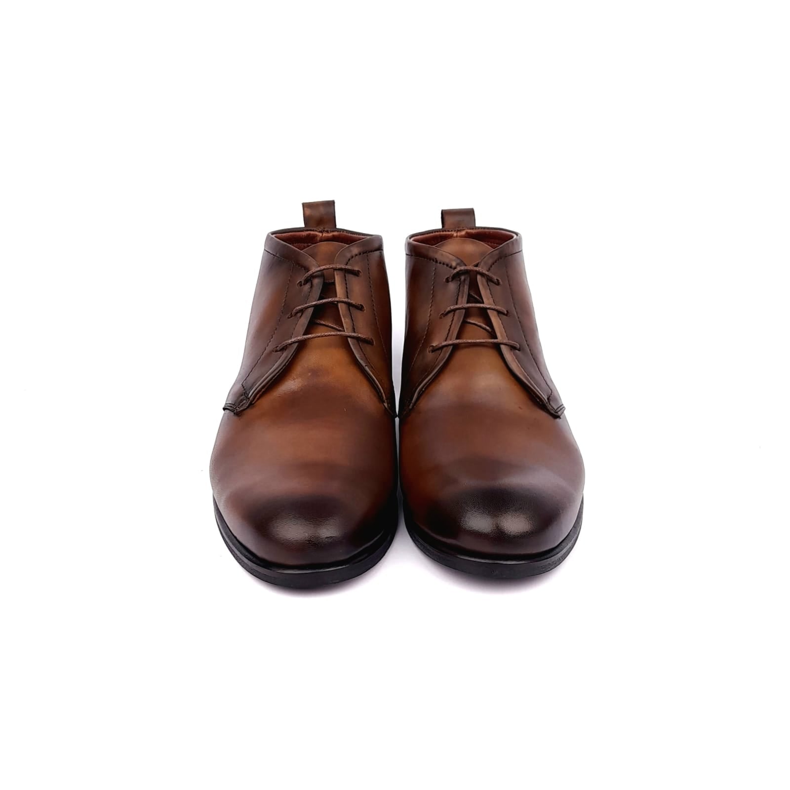 Volzak 5104 Bottine en cuir Marron vintage