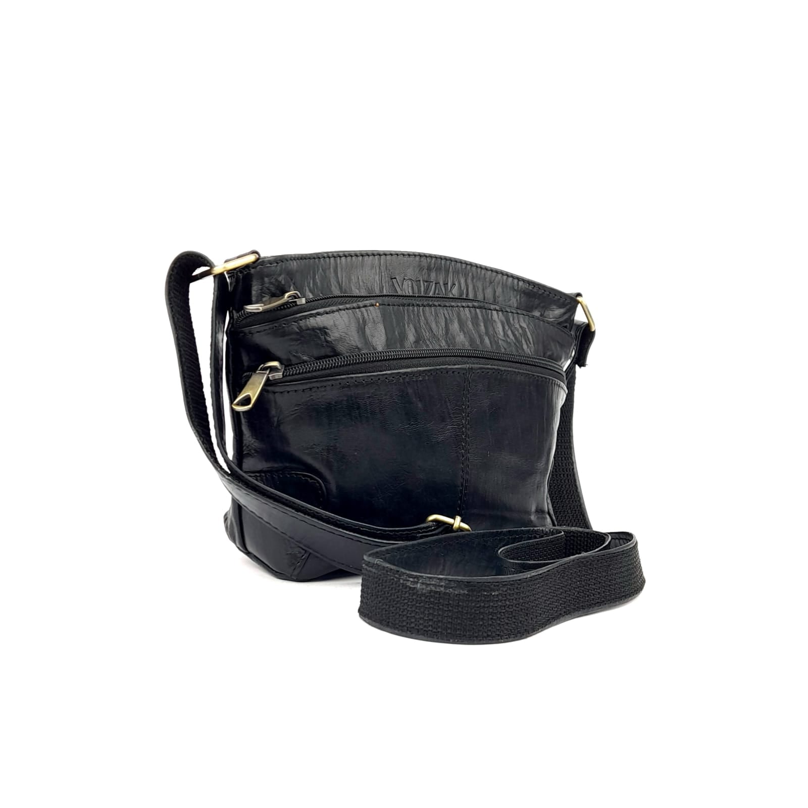 A63 Black traditional Leather Women's Bag