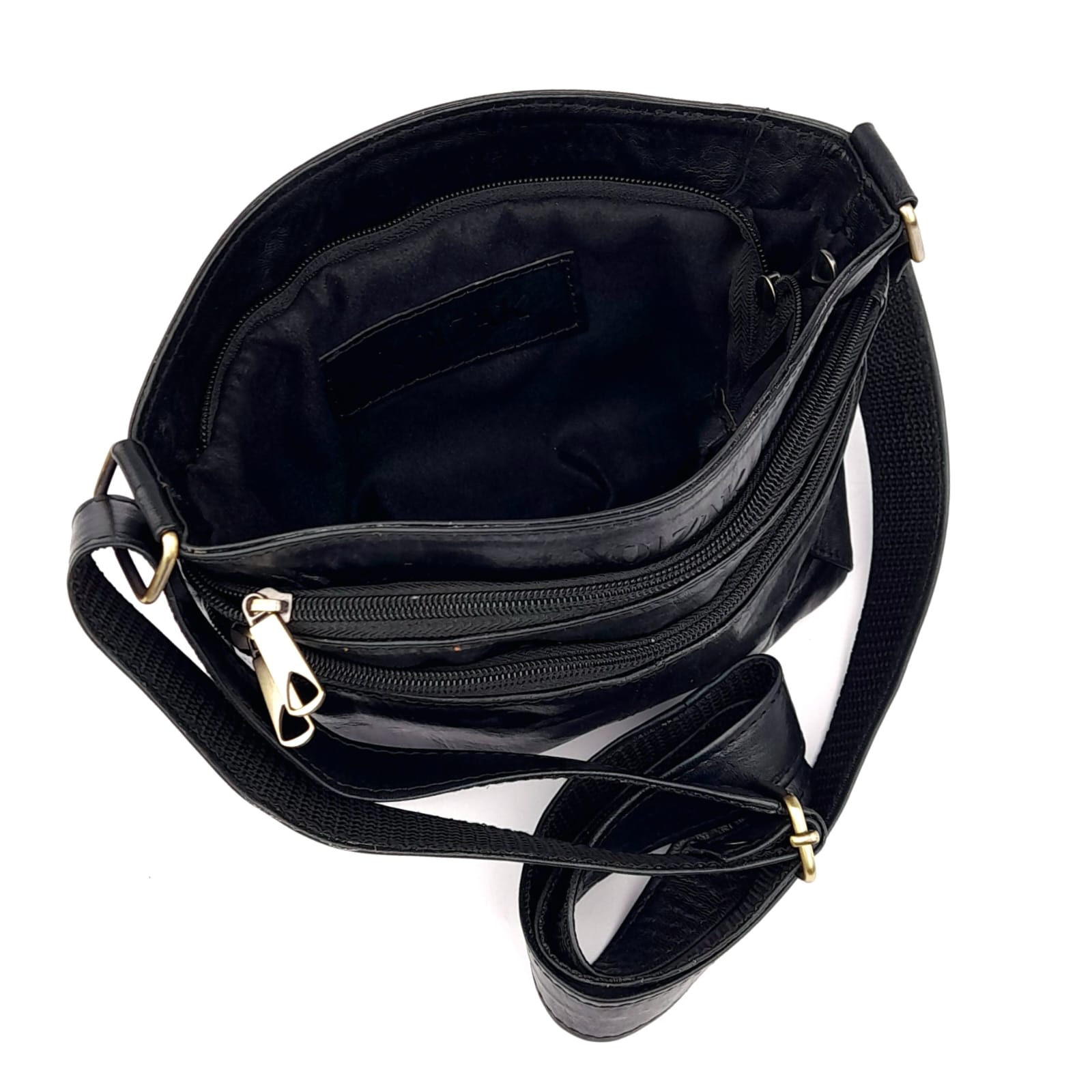 A63 Black traditional Leather Women's Bag