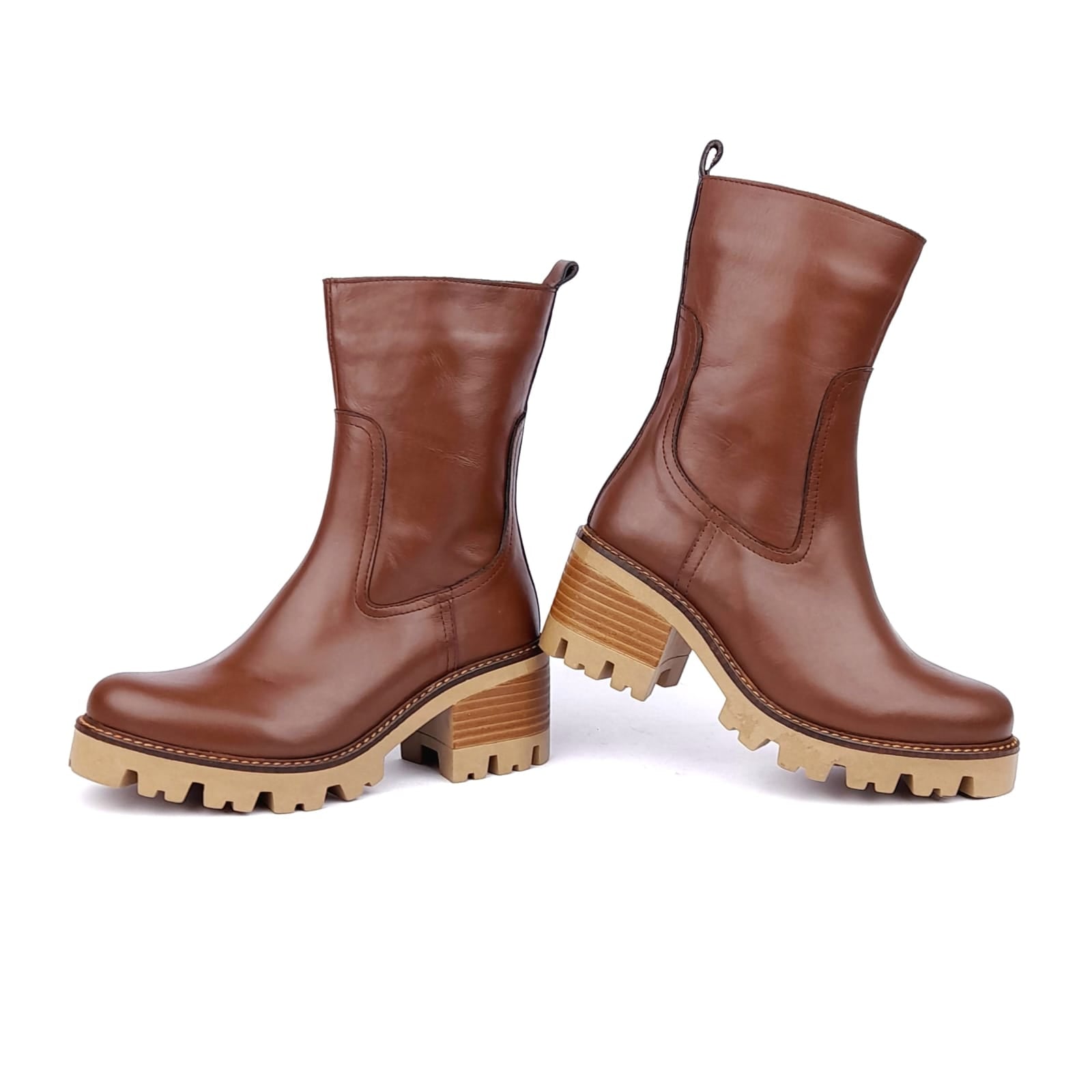 Volzak 2034 Bottine en cuir Marron