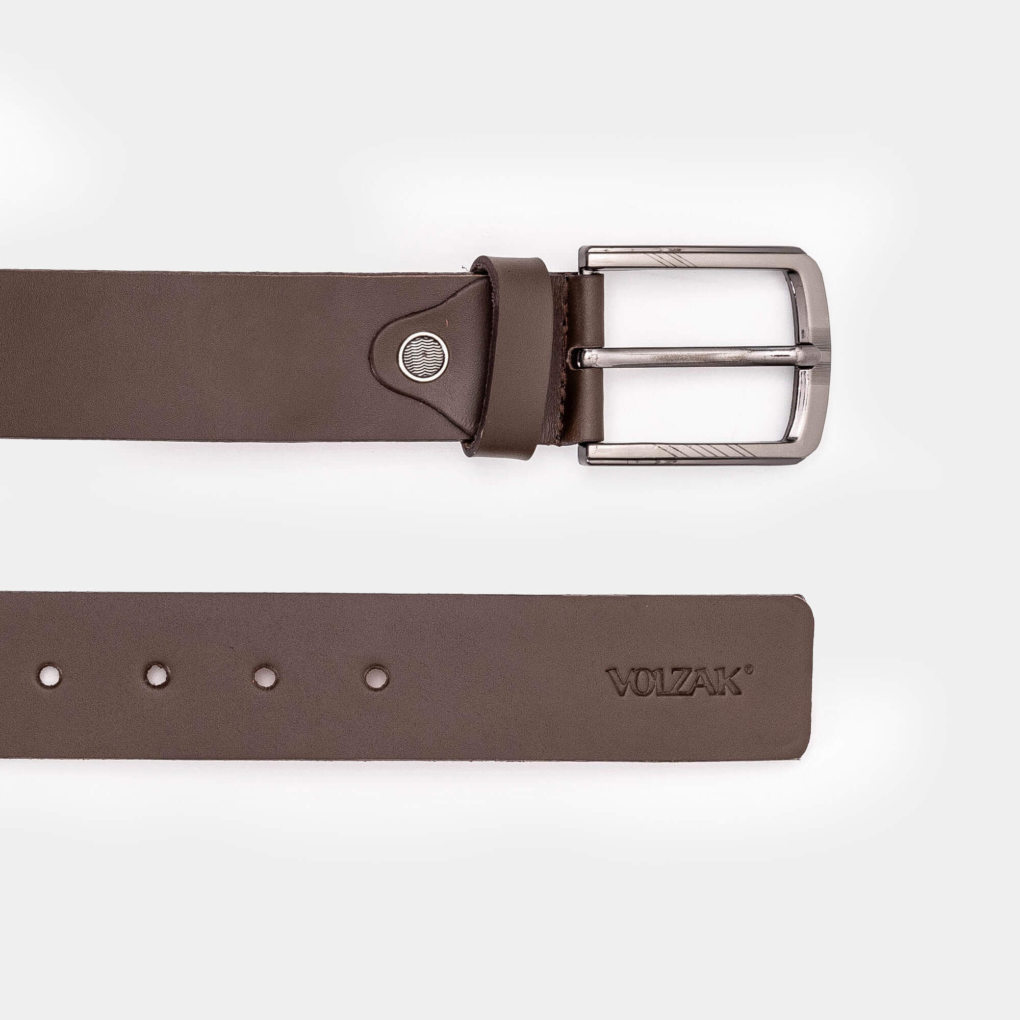 Volzak 001 Ceinture sport en cuir Marron
