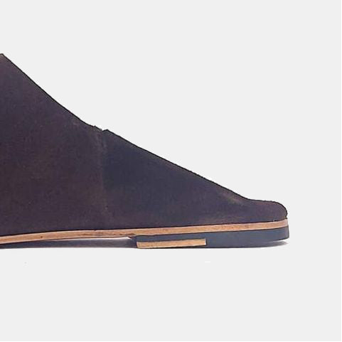 Volzak 102 Balgha de luxe en daim Marron