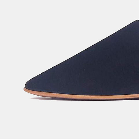 102 Balgha de luxe en daim Noir