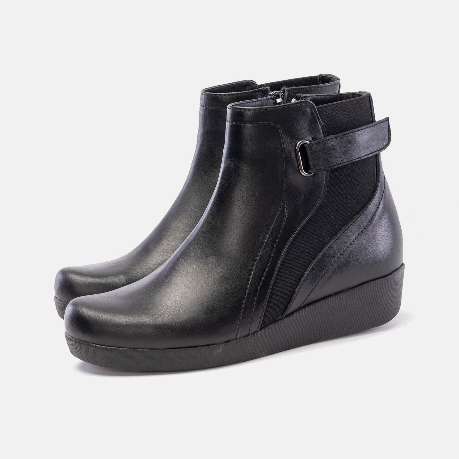 Volzak 1036 Bottine en cuir Noir