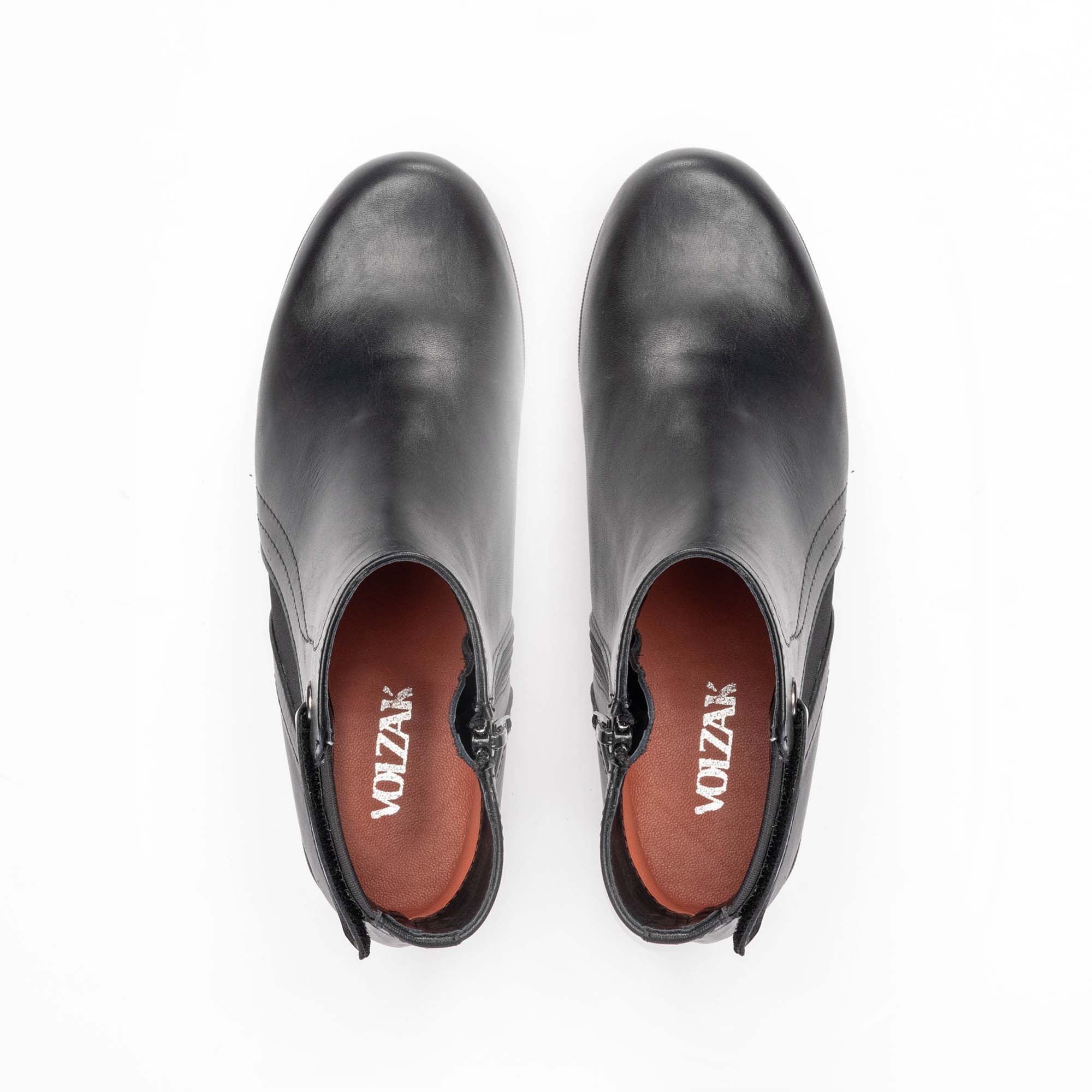Volzak 1036 Bottine en cuir Noir