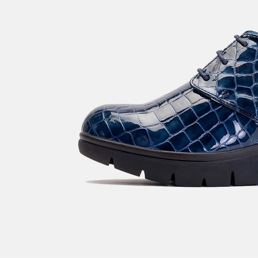 Volzak 2090 chaussure en cuir Bleu