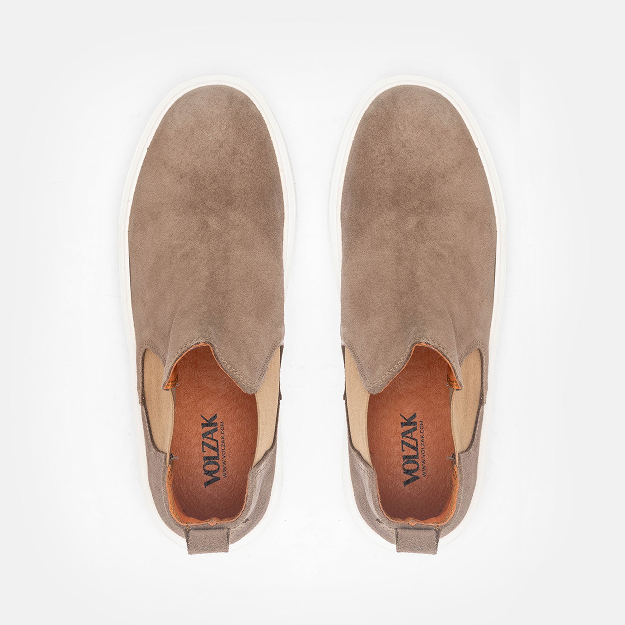 Volzak 2178 Bottine en daim Taupe