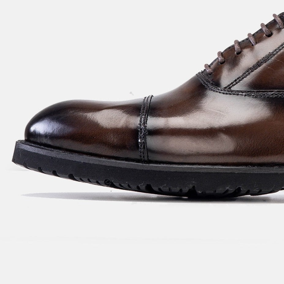 Volzak 5167 chaussure en cuir Démasquable marron