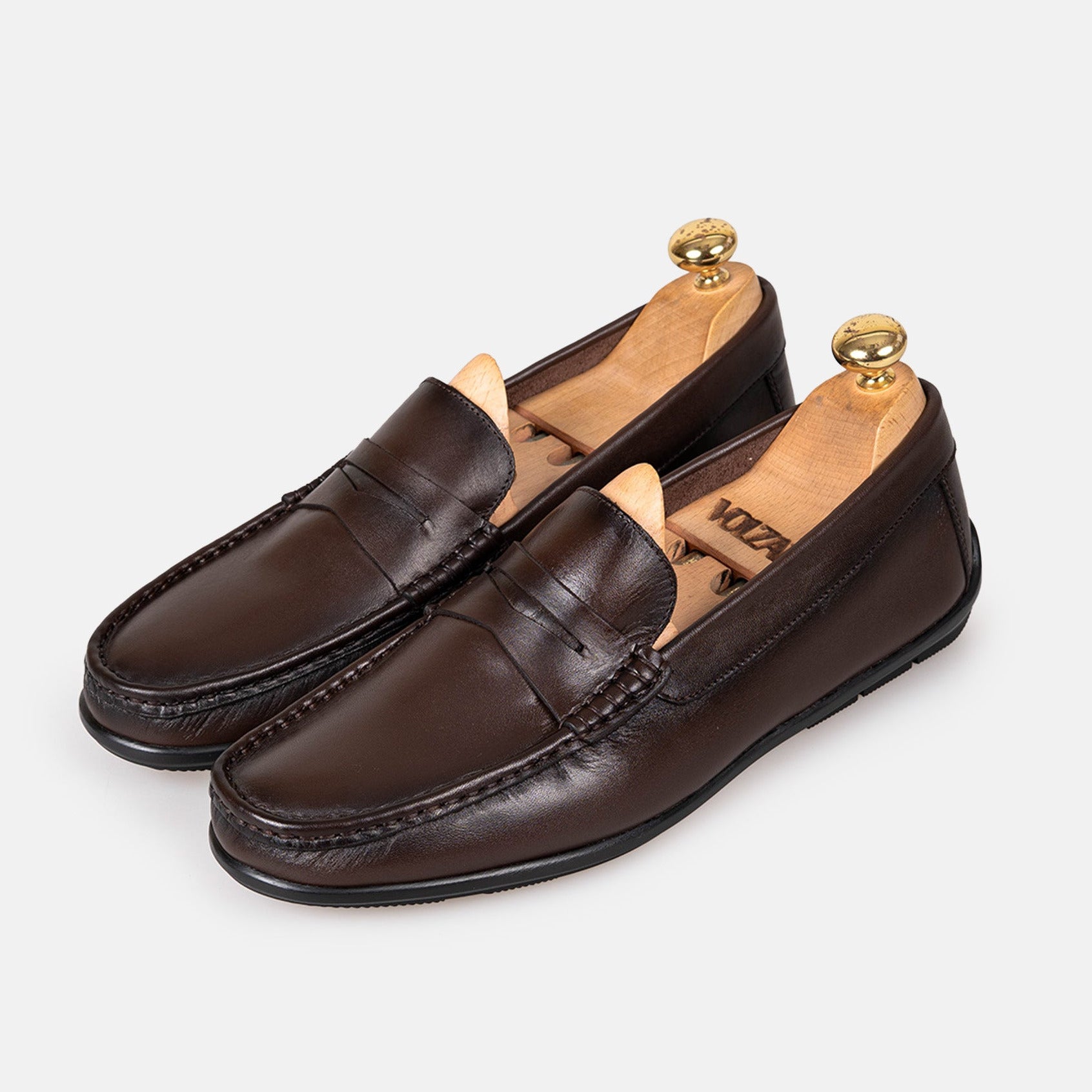 Volzak 5420 Brown Leather Moccasin