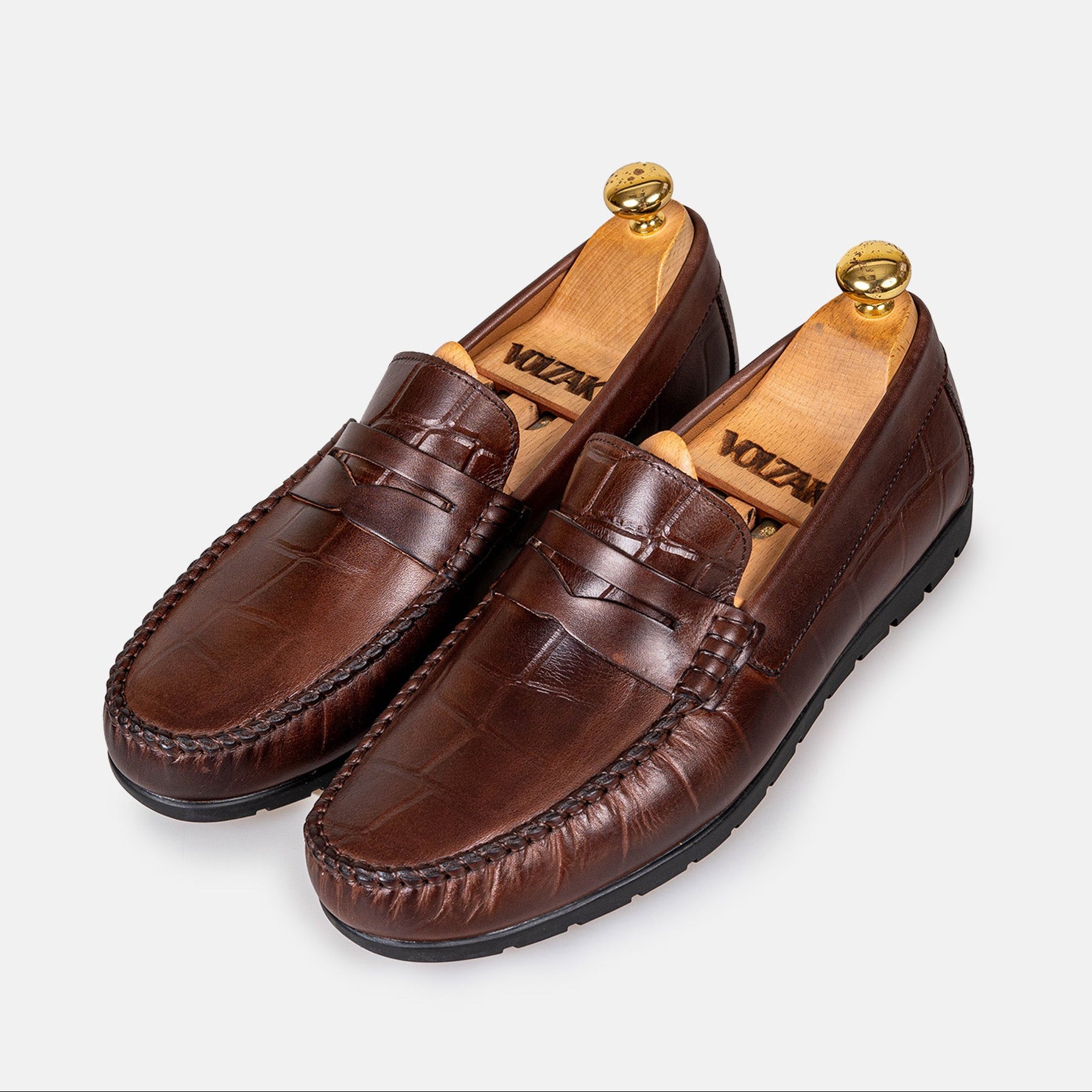 Volzak 048 Brown Leather Moccasin
