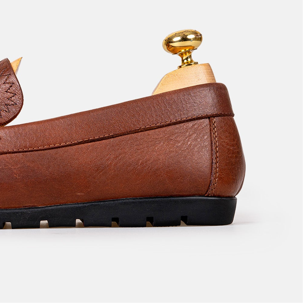 Volzak 0100 Camel Leather Moccasin