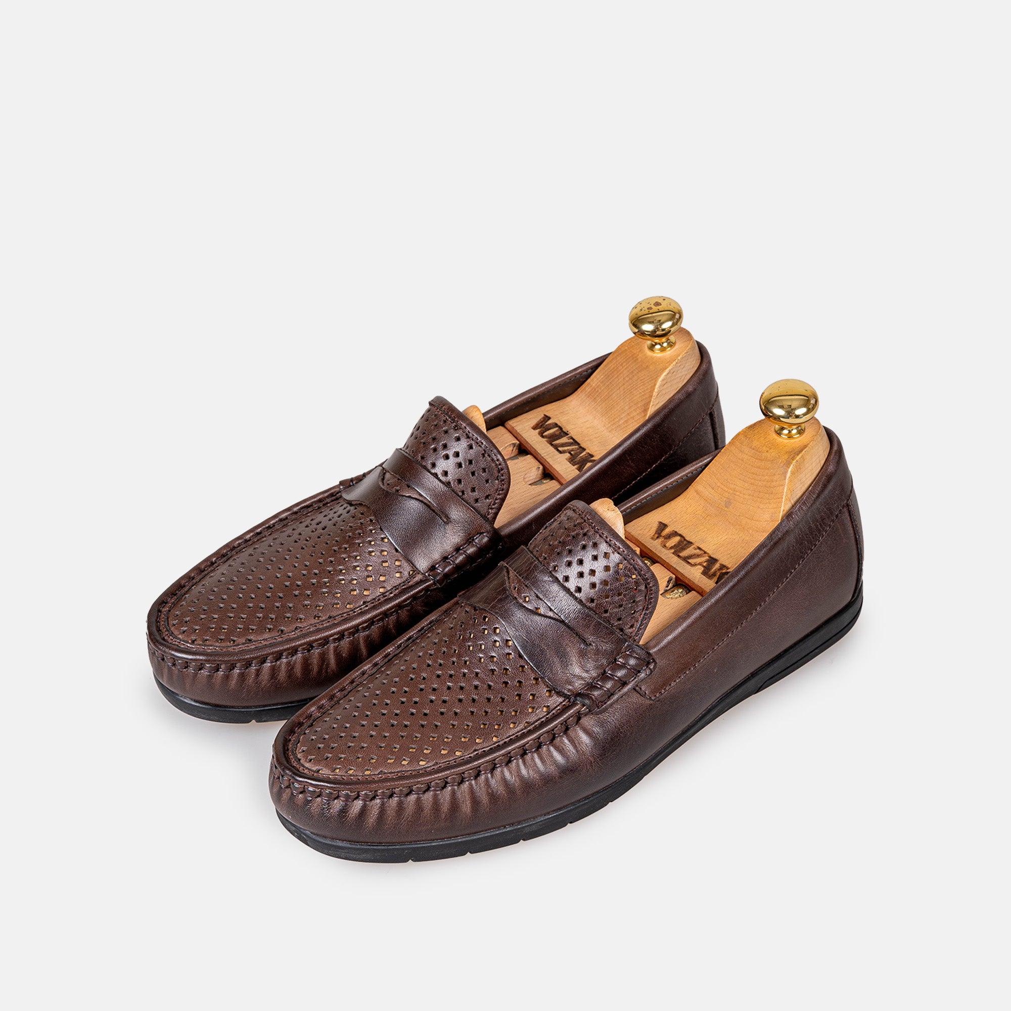 Volzak 050 Brown Leather Moccasin