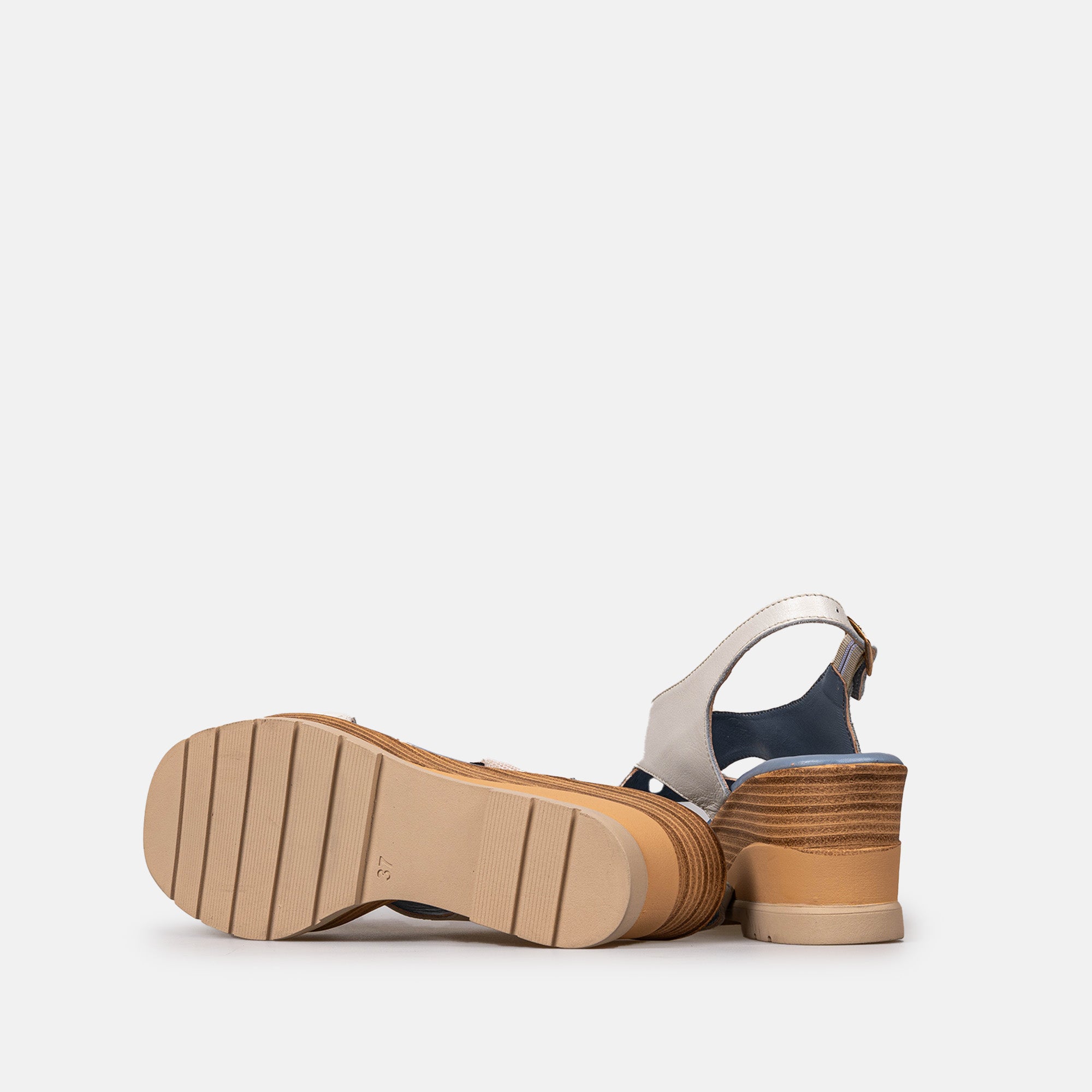 Volzak 5014 Sandale en cuir  Beige