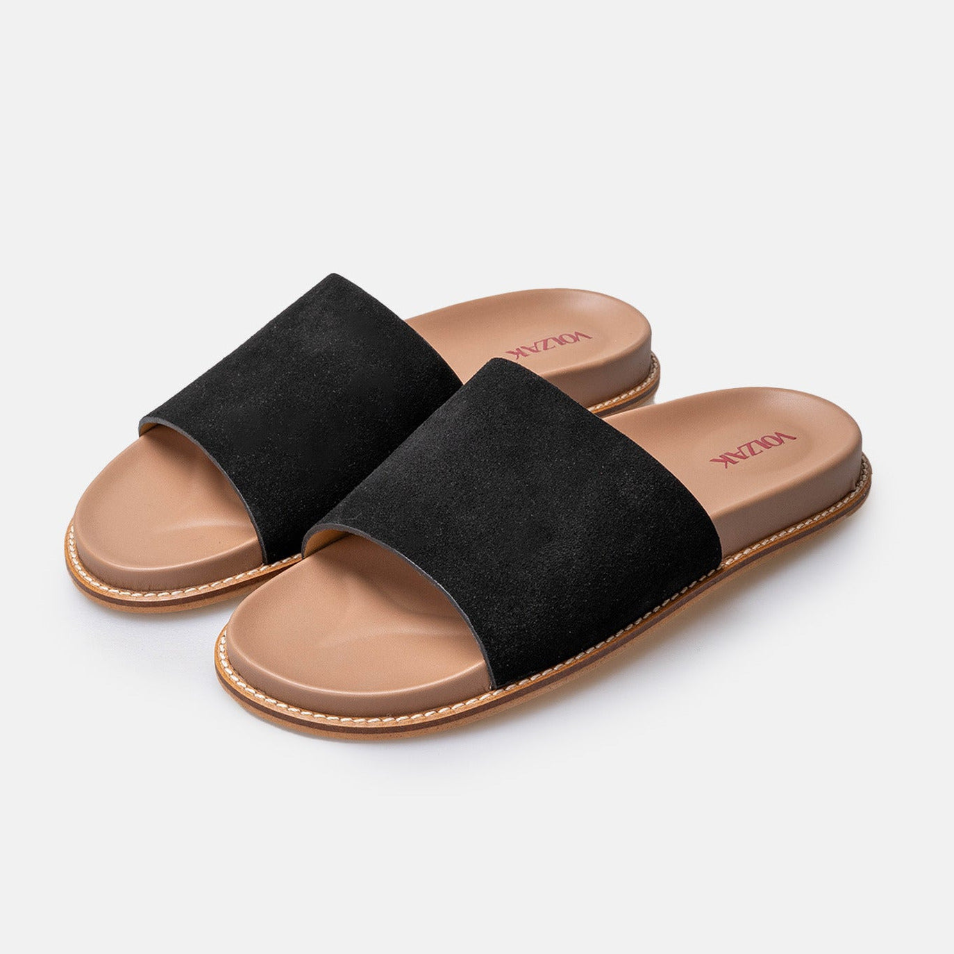 Volzak 521 Suede sandal Black
