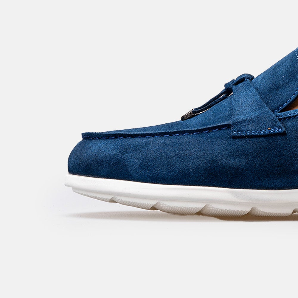 Volzak 3062 Suede Moccasin Blue