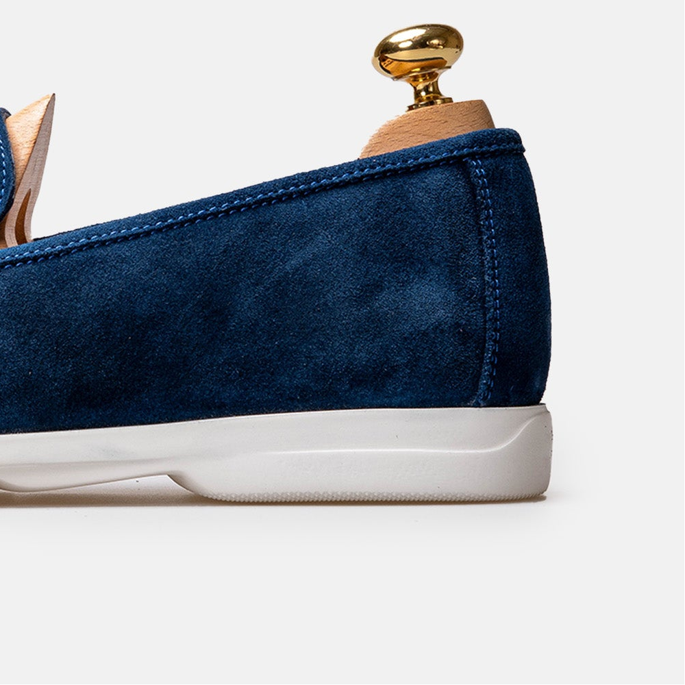 Volzak 3062 Suede Moccasin Blue