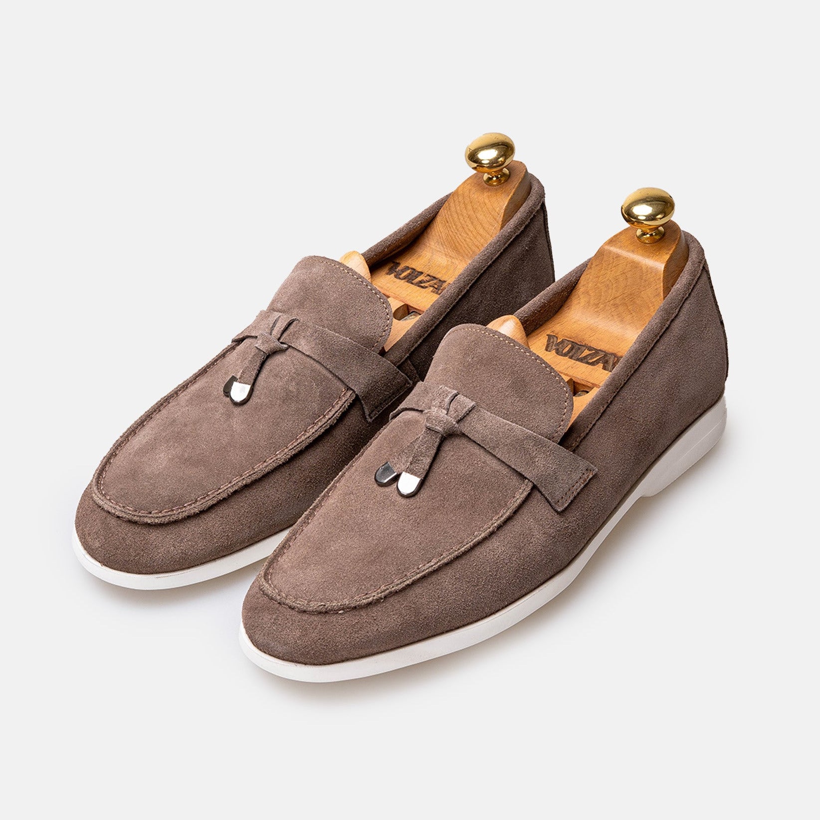 Volzak 3062 Taupe suede moccasin