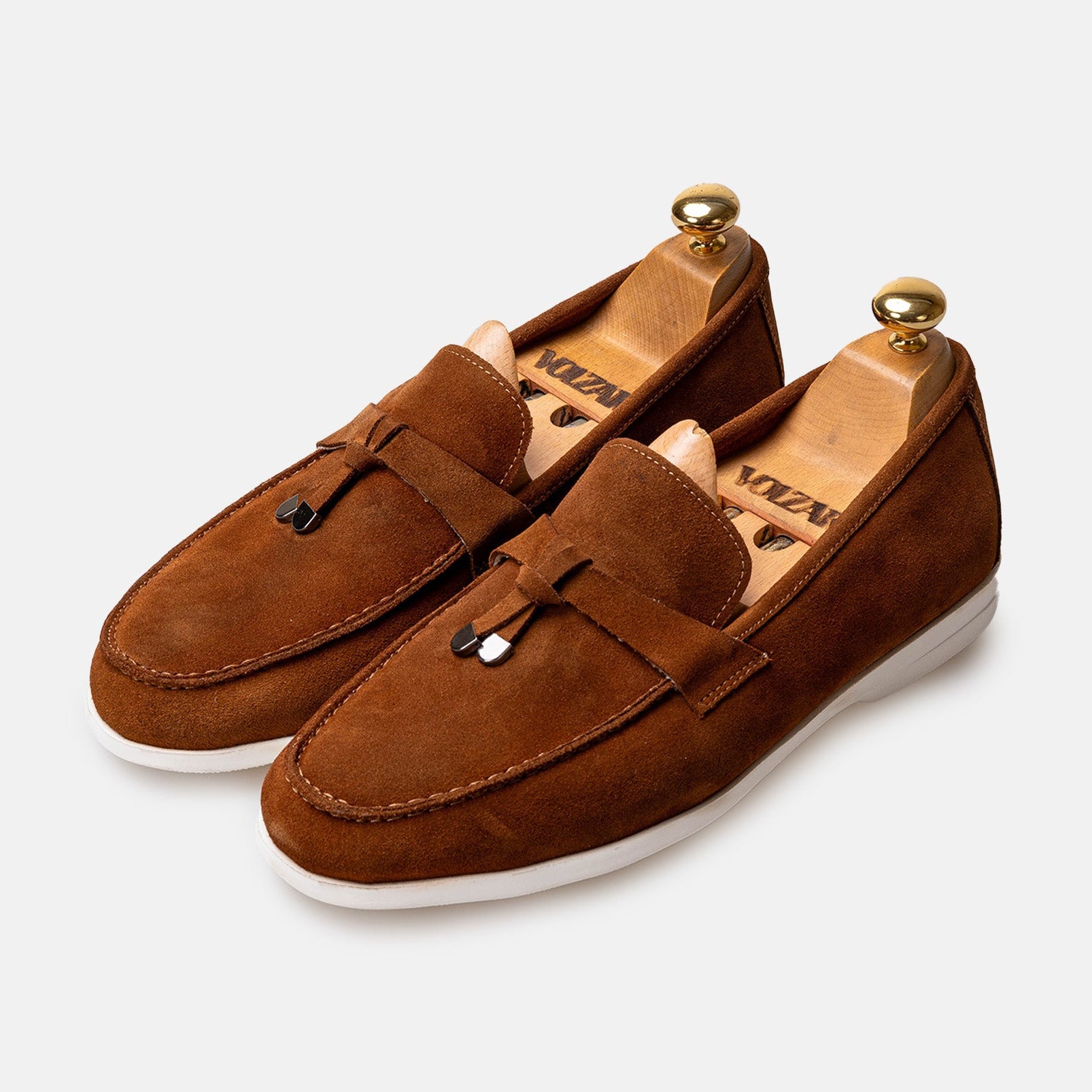 Volzak 3062 Camel suede moccasin