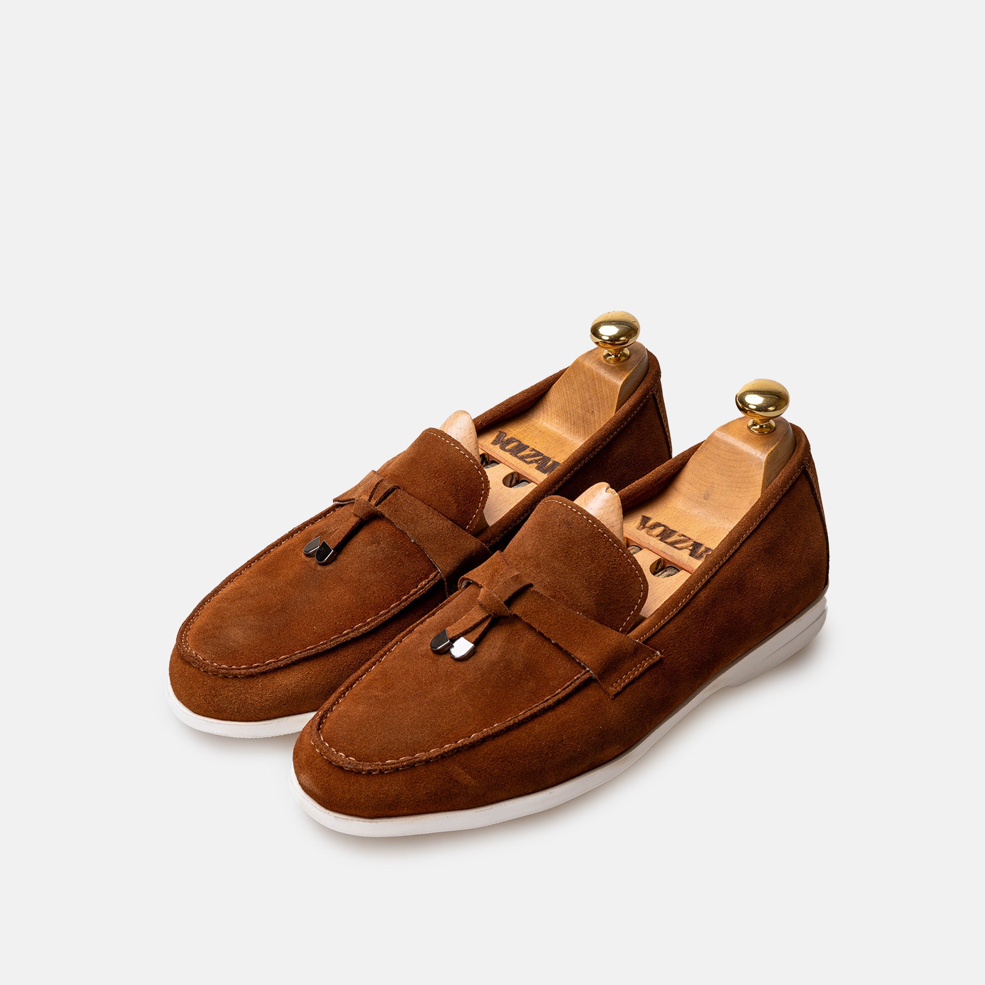 Volzak 3062 Camel suede moccasin