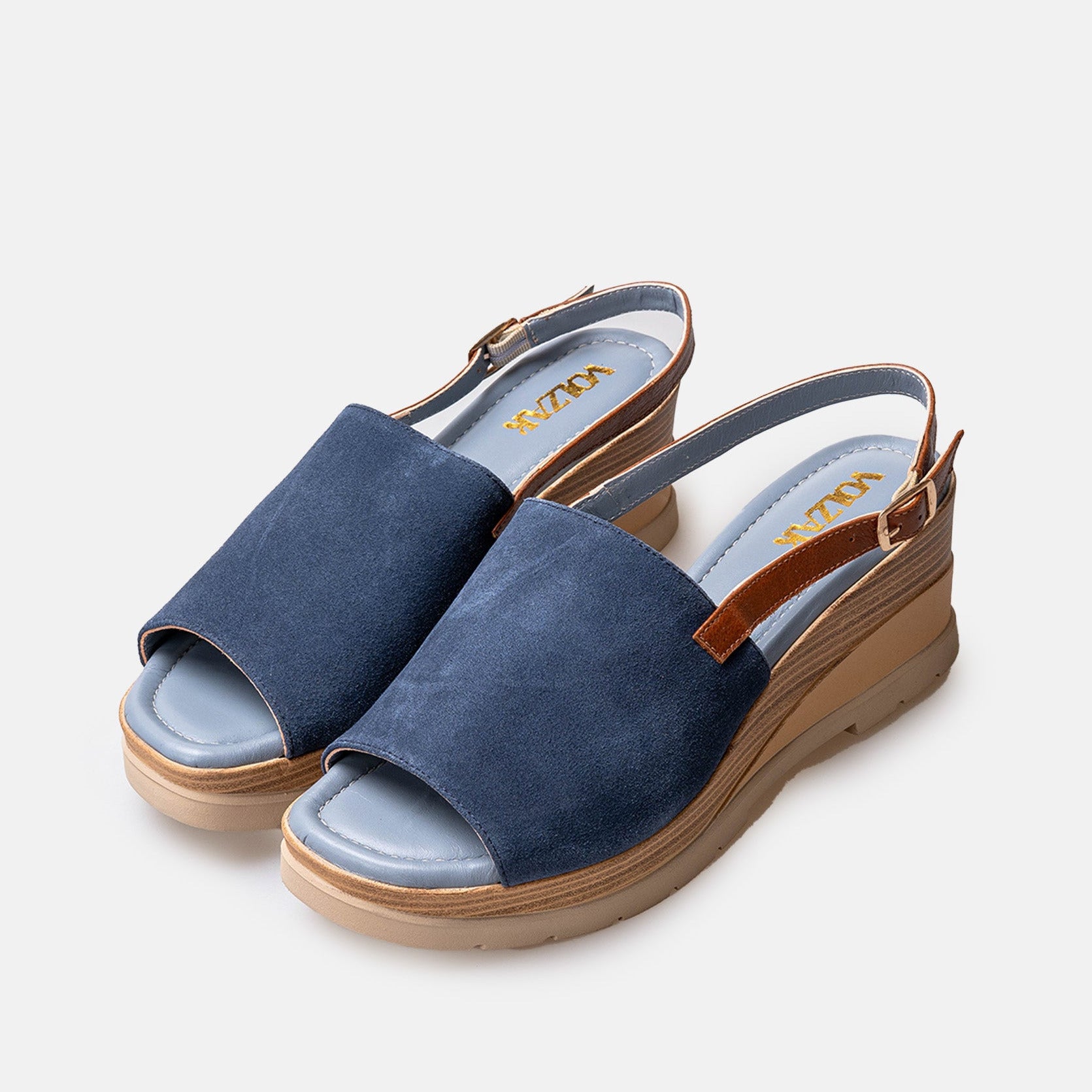 Volzak 5010 Suede sandal Blue
