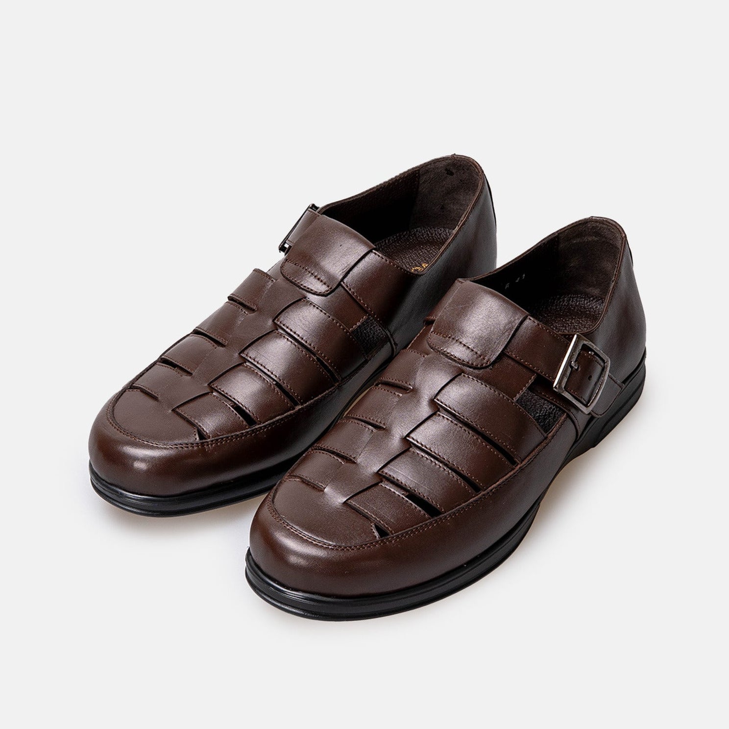 Volzak 5422 Brown Leather Sandal