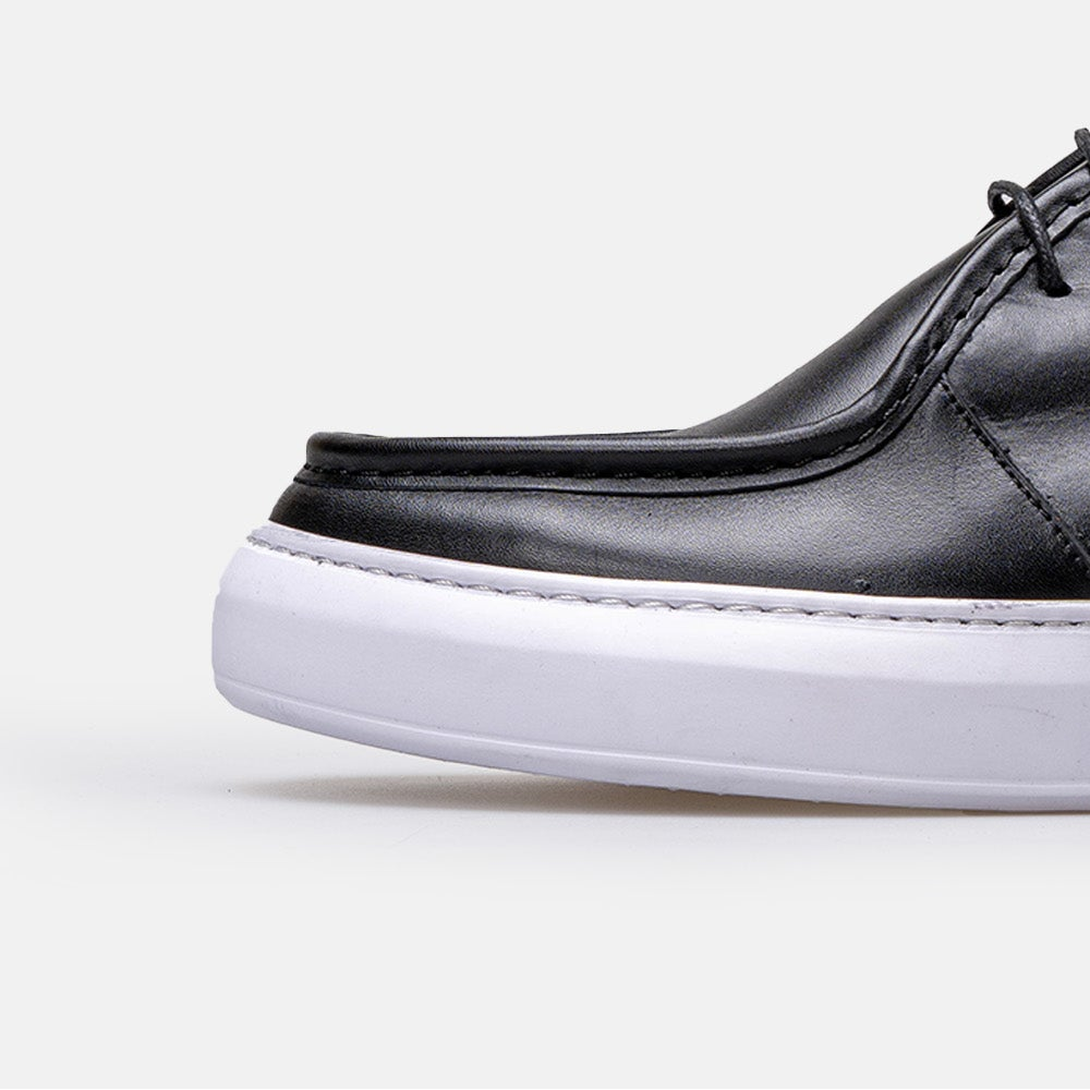 Volzak 5418 Black leather sneaker