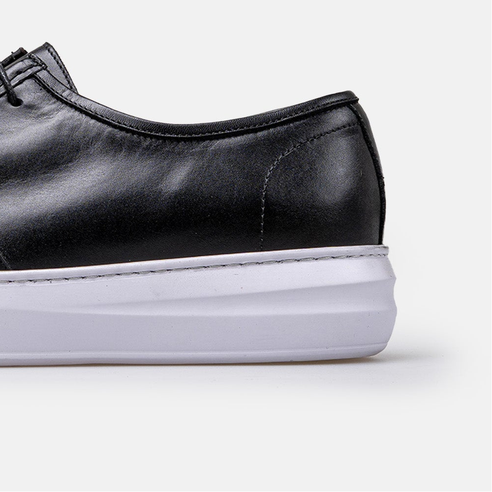 Volzak 5418 Black leather sneaker