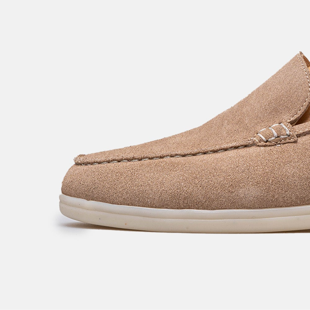 Volzak 3061 Beige suede moccasin
