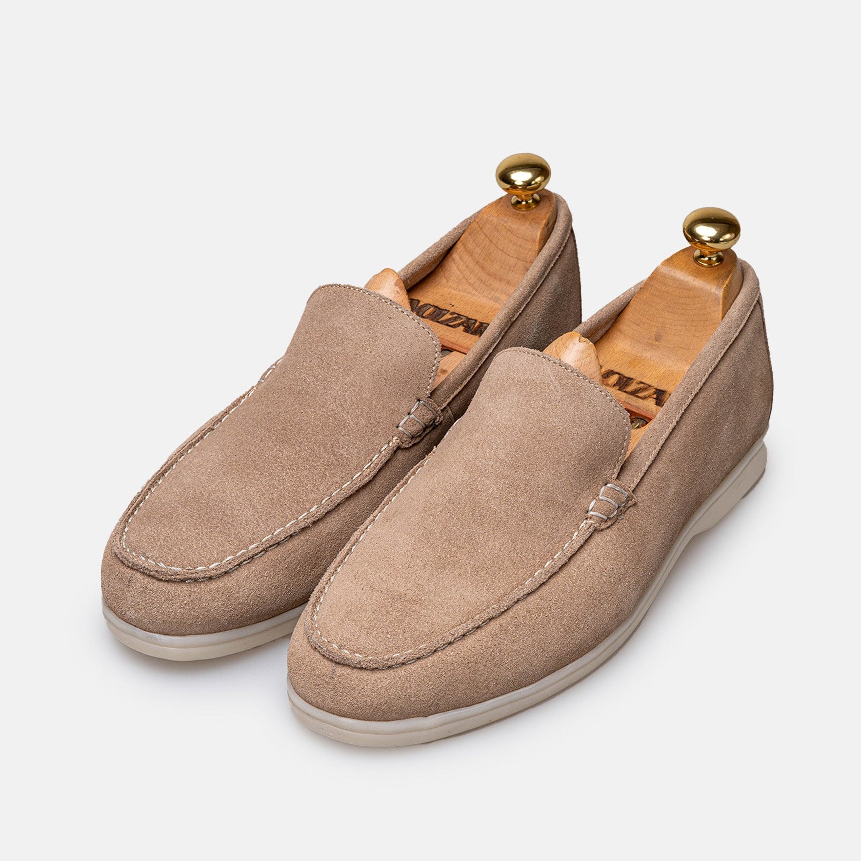 Volzak 3061 Beige suede moccasin