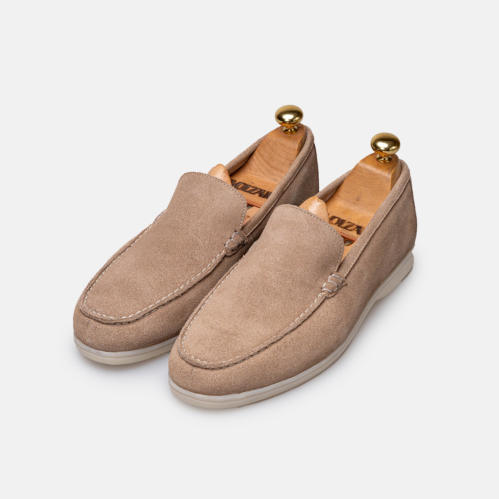 Volzak 3061 Beige suede moccasin