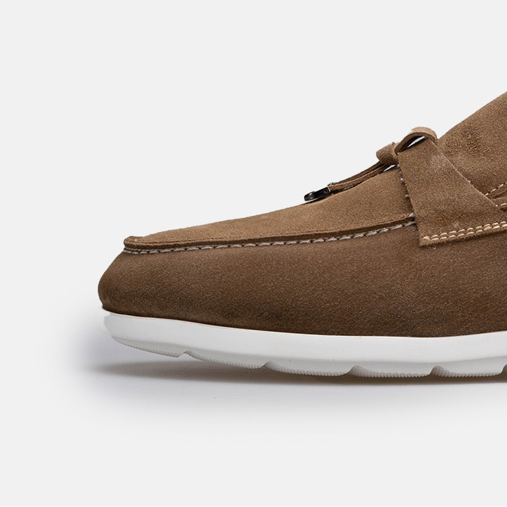 Volzak 3062 Beige suede moccasin