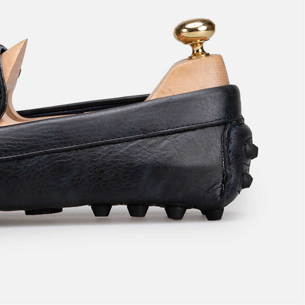 Volzak 2000 Mineral Blue Leather Moccasin