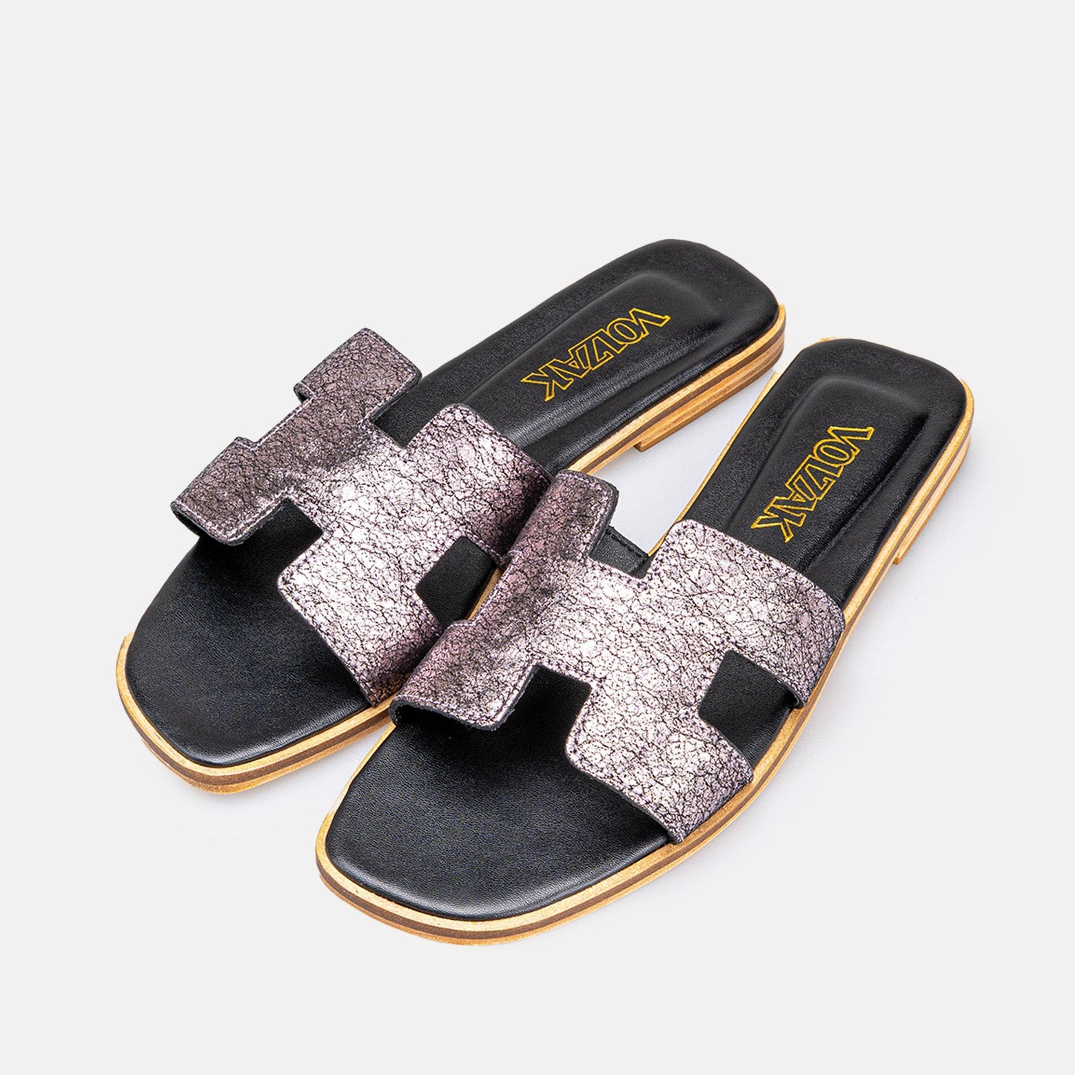 Volzak 900 Sandale en cuir Nickel (Édition Limitée)