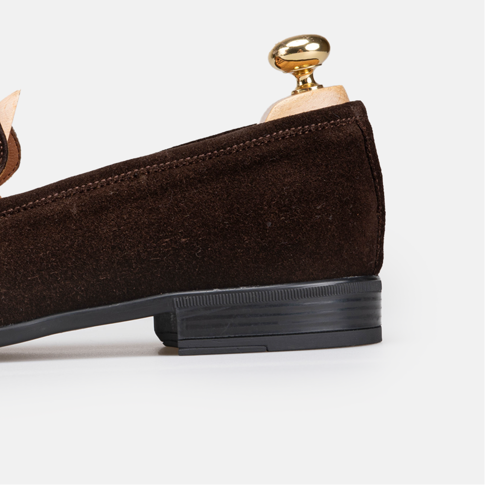 Volzak 5209 chaussure en daim Marron