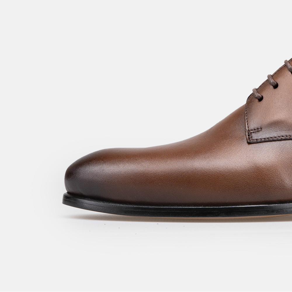 Volzak 5431 chaussure en cuir Marron Vintage