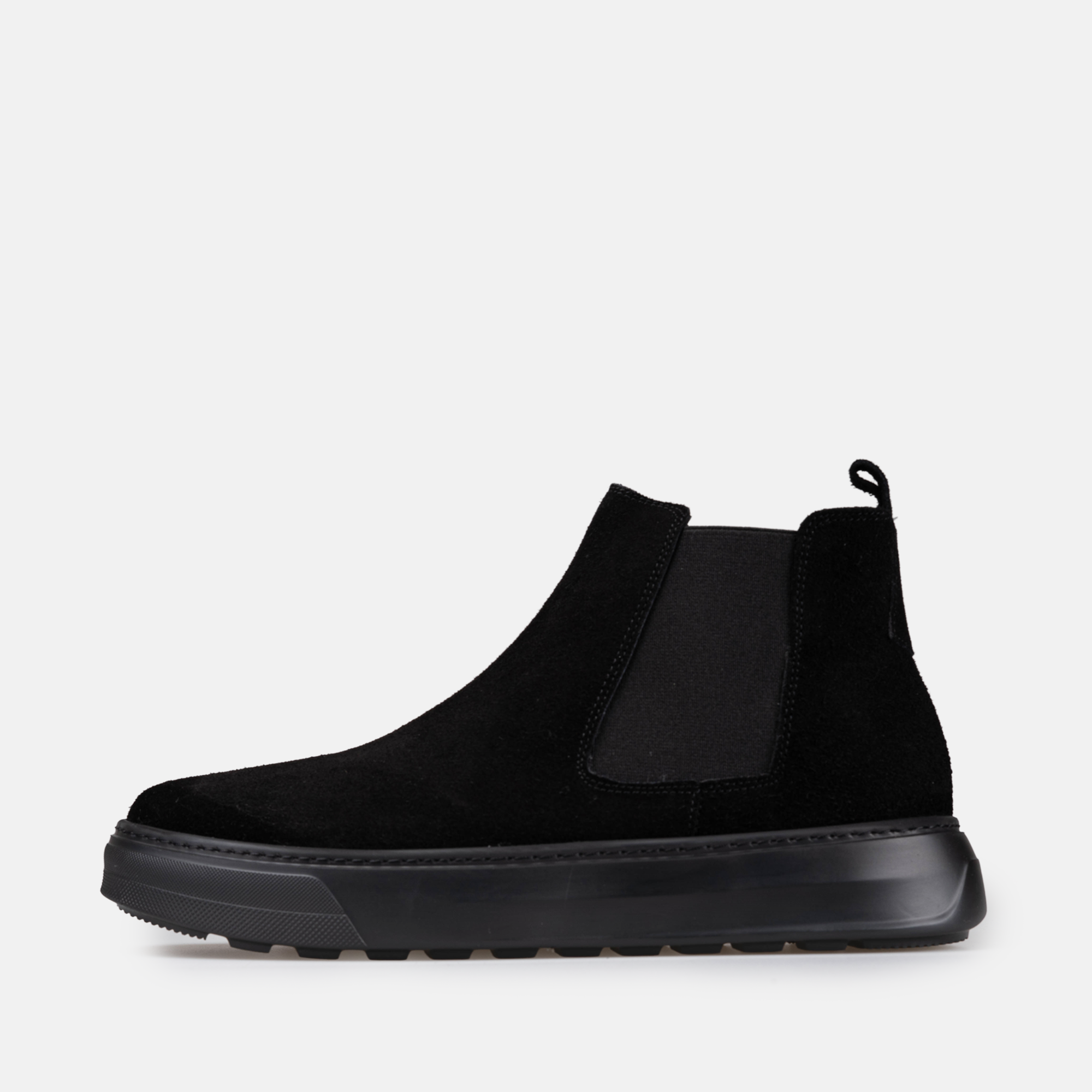 Volzak 2187 Suede Ankle Boot Black