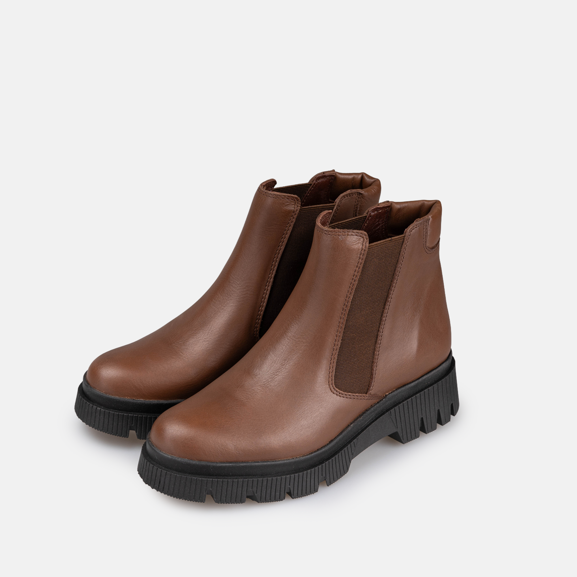 Volzak 1088 Brown Leather Ankle Boot