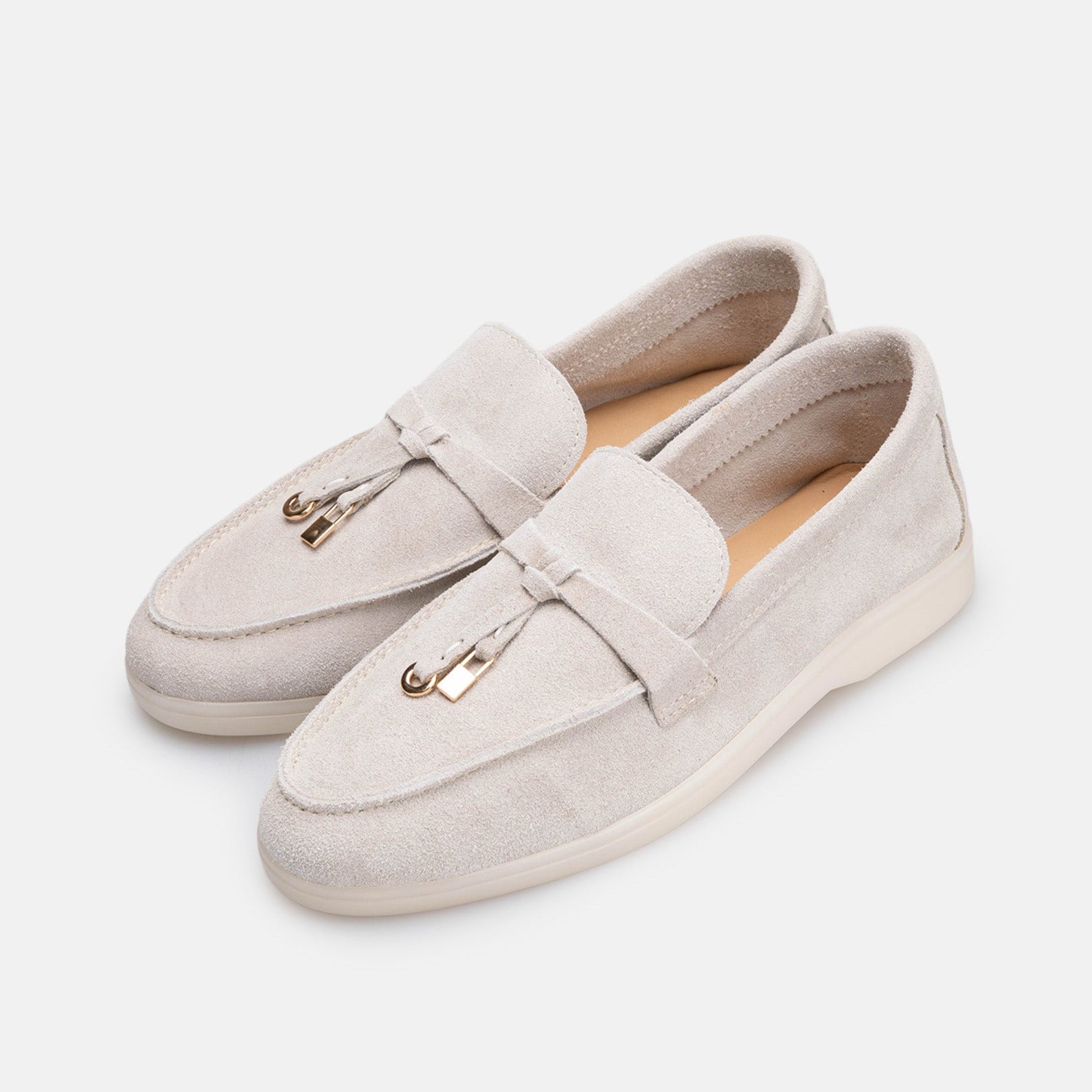 Volzak 32 mocassin en daim Beige