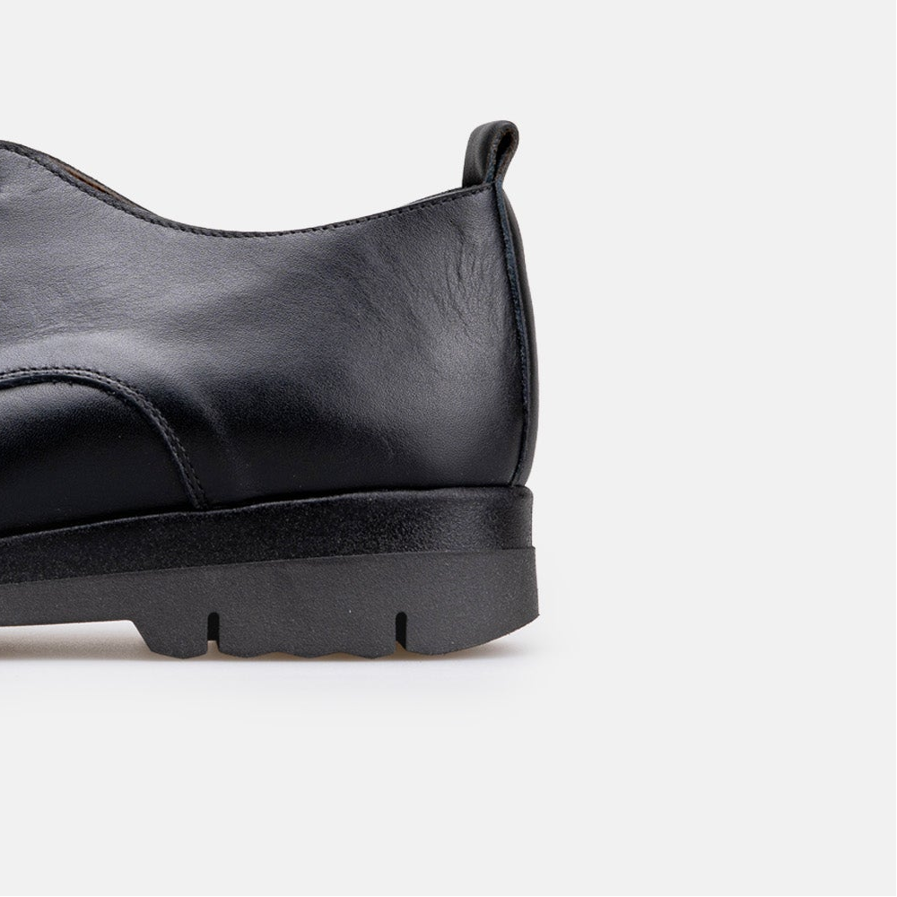 Volzak 2024 Black Silver Leather Shoe