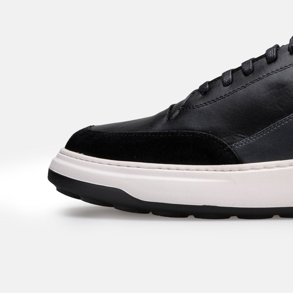 Volzak 6056 Black leather sneaker